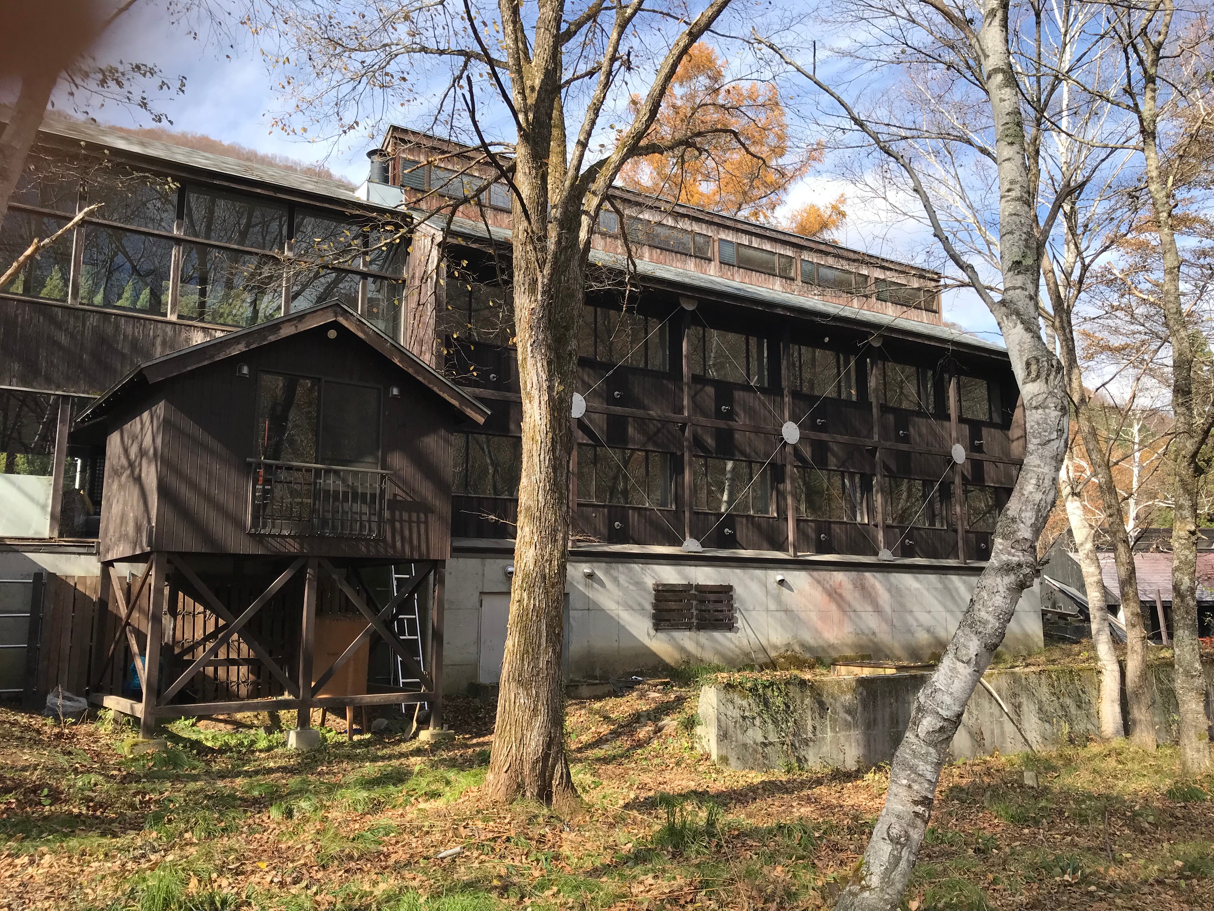 從後院看到的 Cathy's Inn 賓館