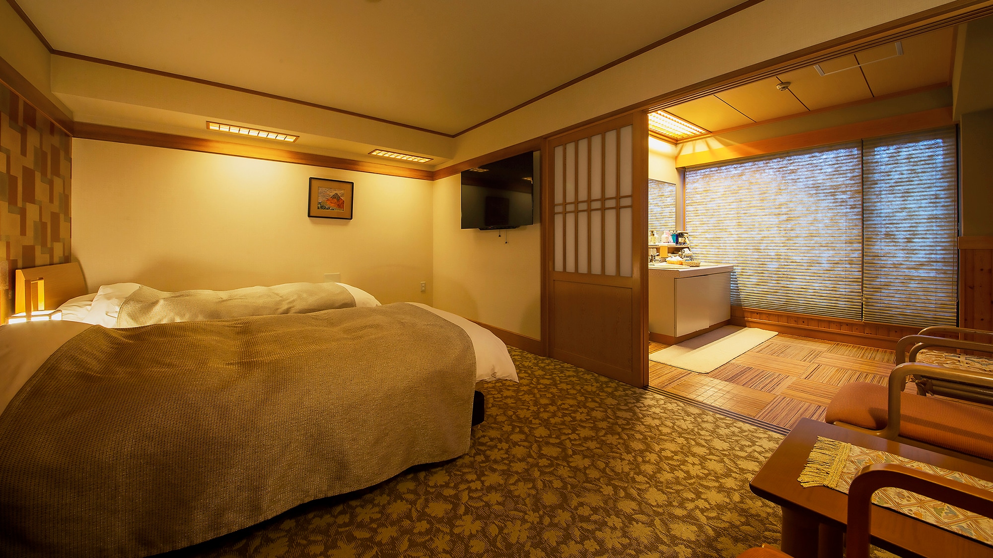 [Kamar khusus dengan pemandian terbuka Kamar Jepang dan Barat] [Ari]