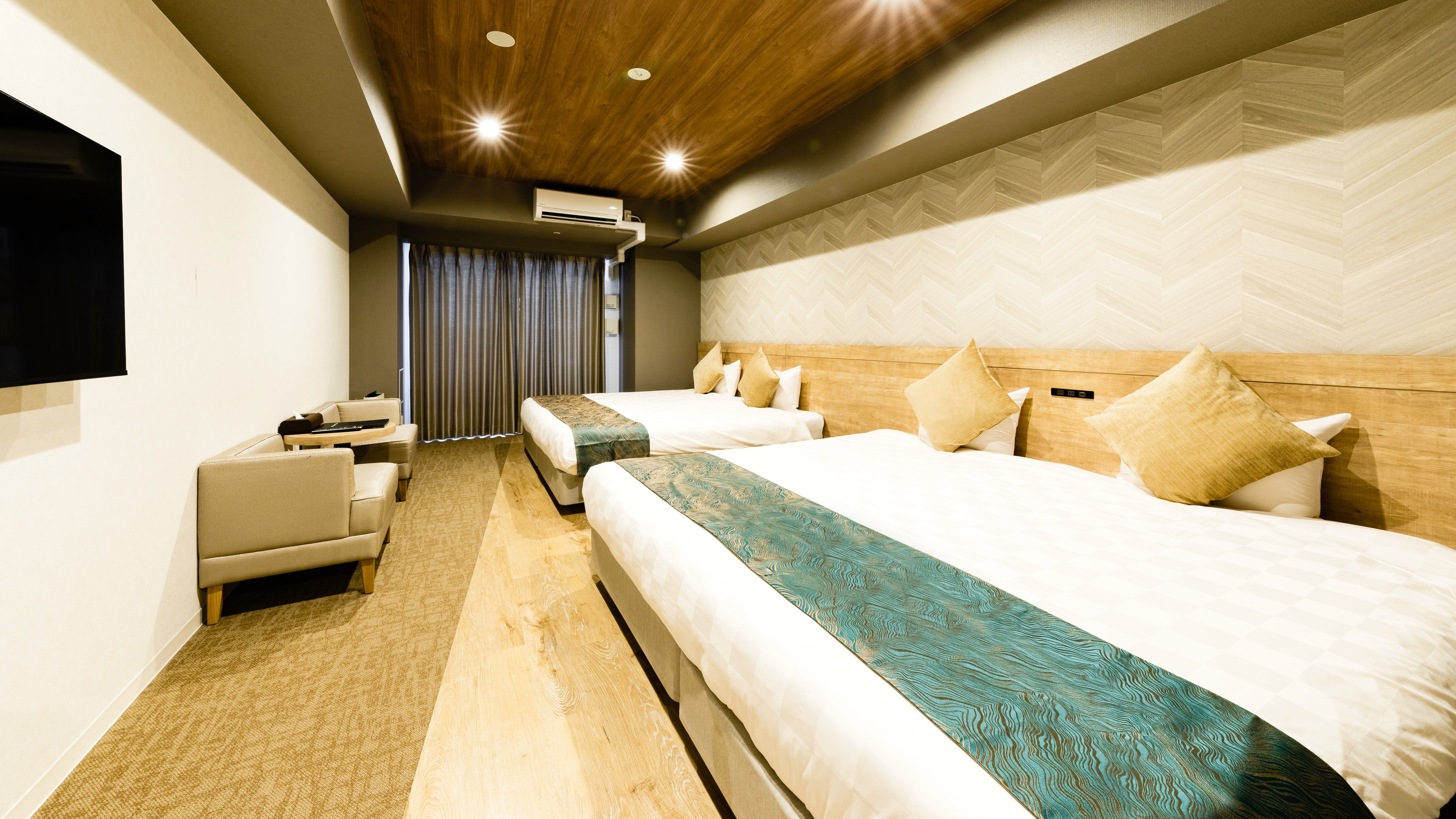 [Deluxe twin room] Equipped with Simmons beds ★ 2 king beds! Recommended for couples and married couples!