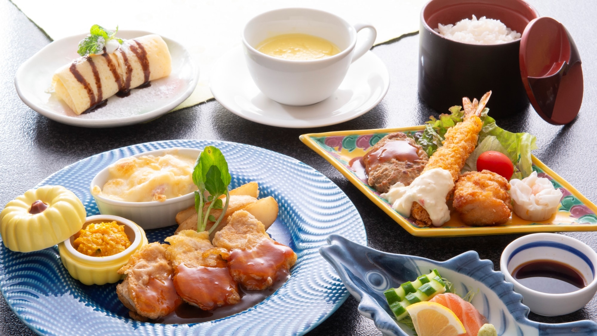 Children's Japanese and Western meal