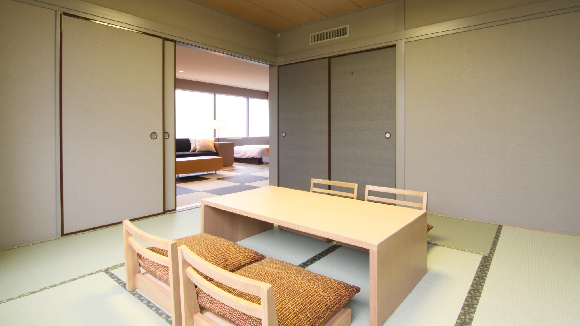 [日式和西式房間] << Kizuna >> 轉角套房 ■ 最多可容納 8 人