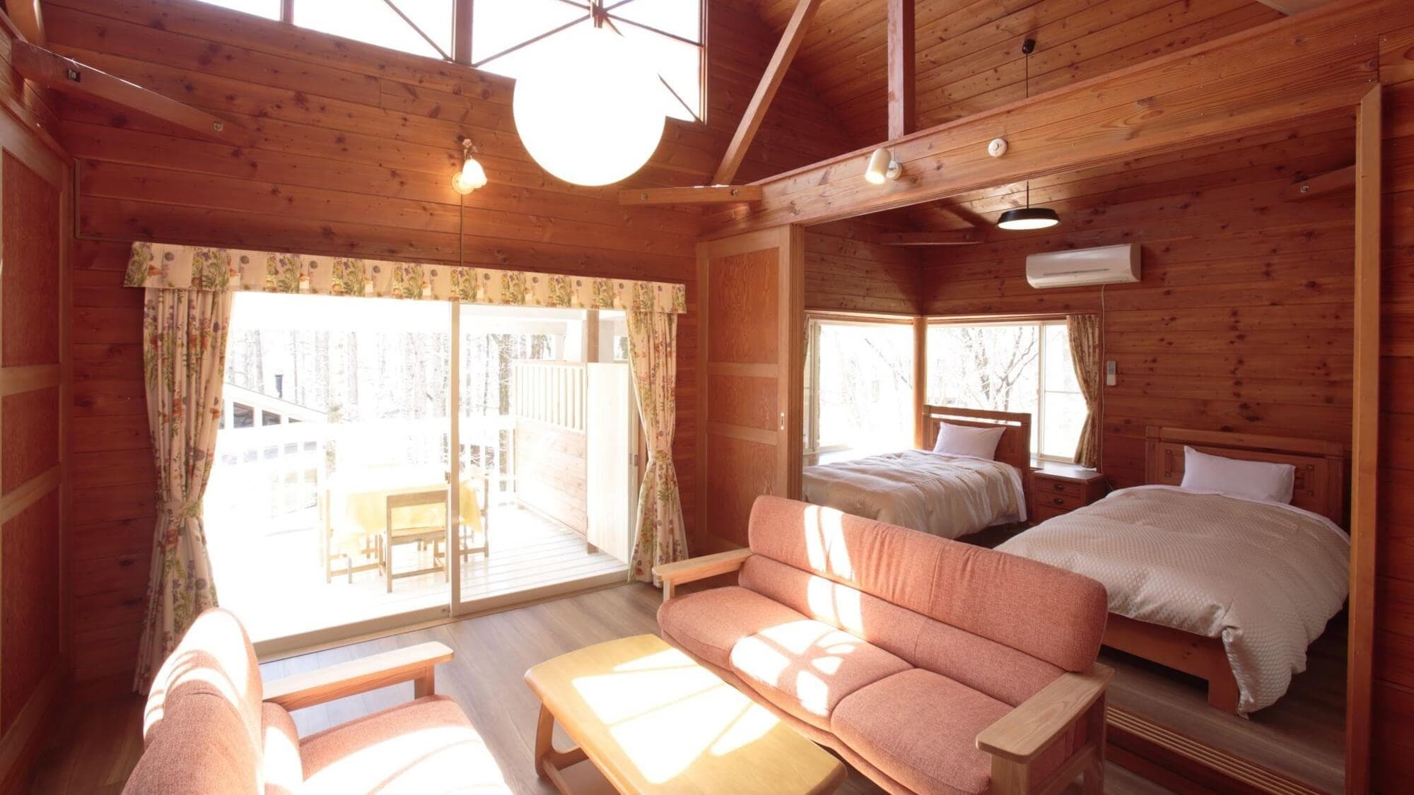 [Open-air bath cottage Hana Hotel high grade: natural] Interior example