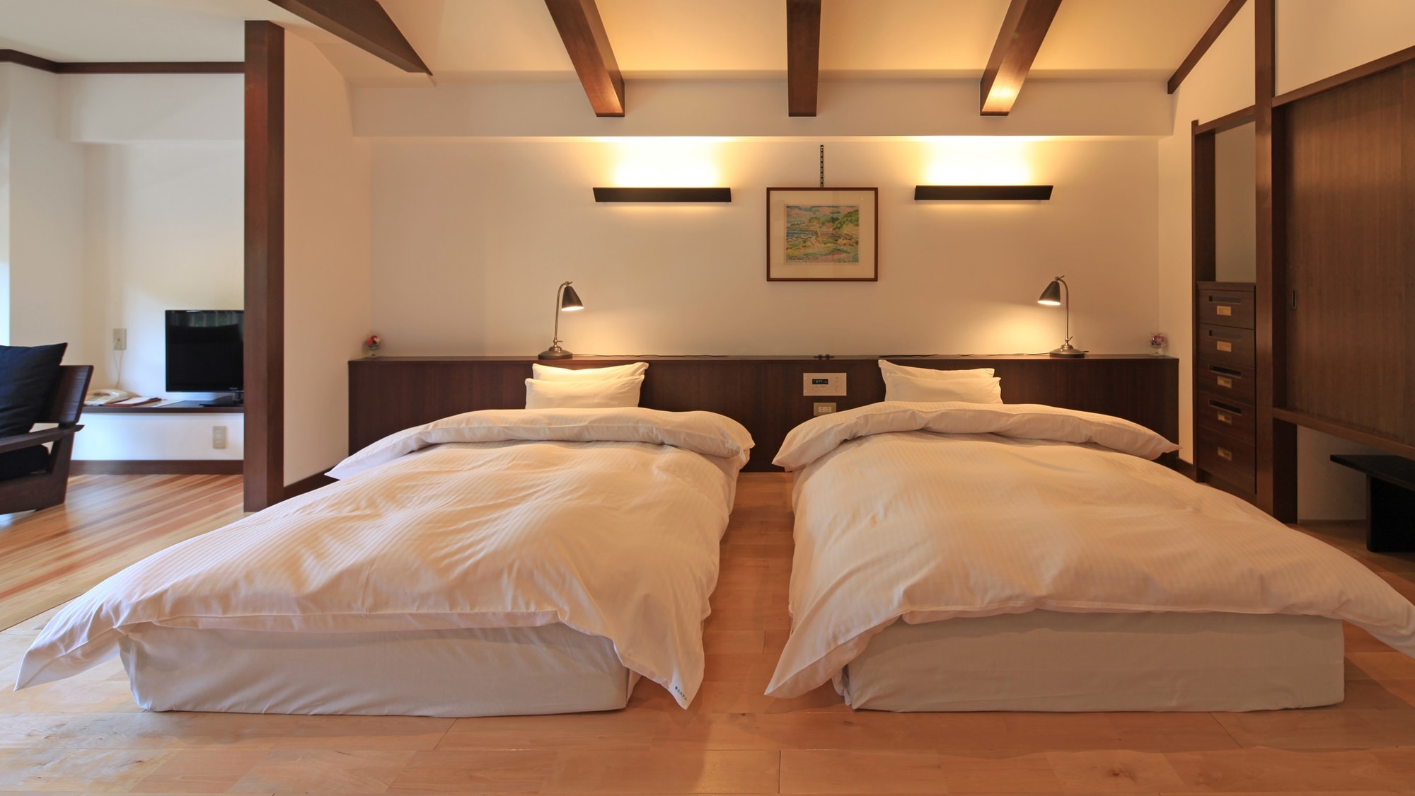 [Superior Twin] Low bed that is safe for families with children