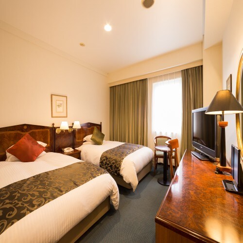 Regular twin room《21.8m2》120cm bed x 2