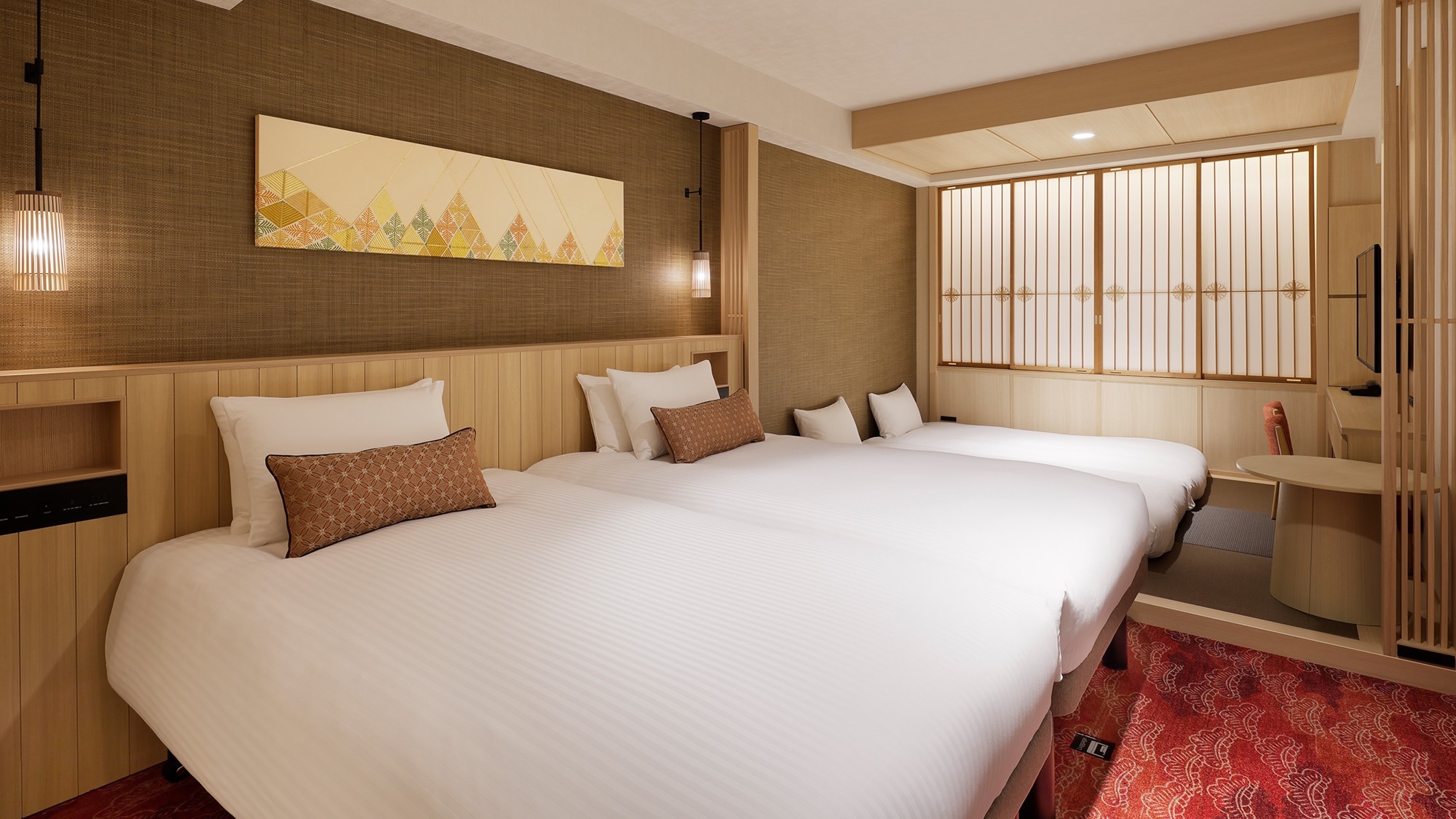 Deluxe Twin Room, 33 sq m (accommodates 4 people)