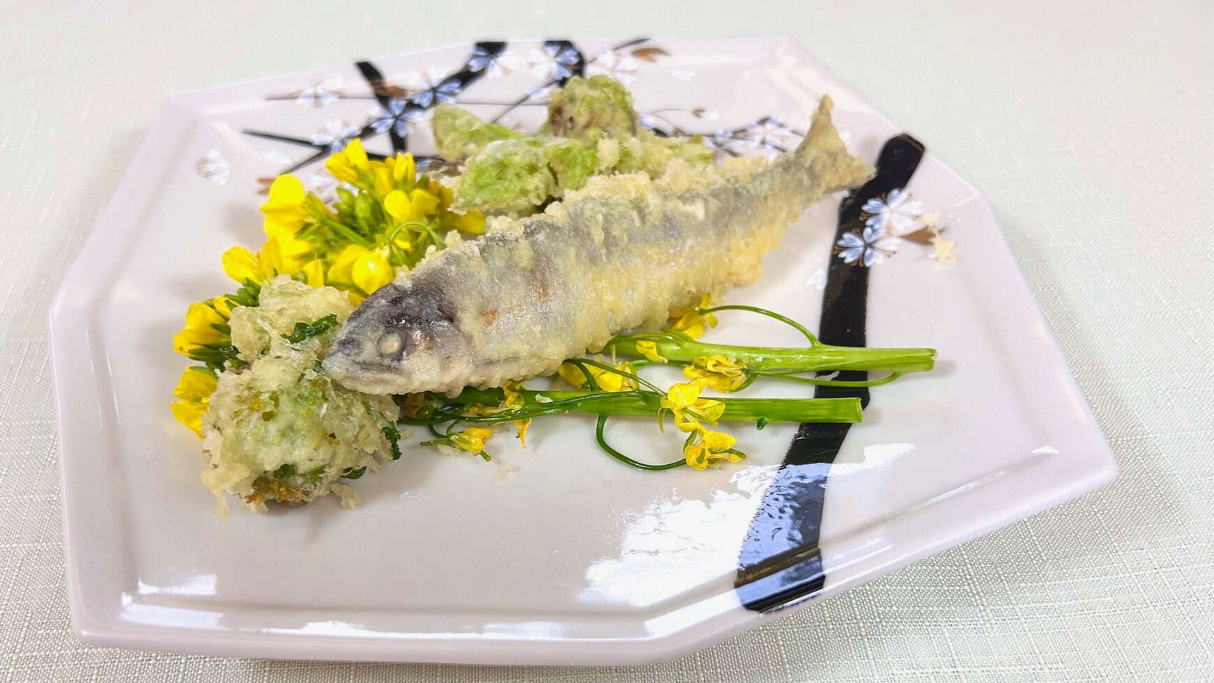 คอร์สไคเซกิฤดูใบไม้ผลิ 2025: ปลาหวานเทมปุระ