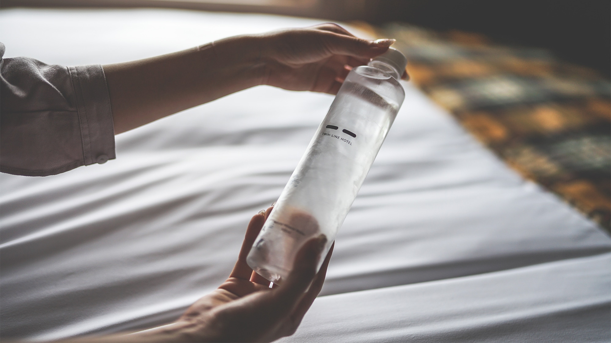 Hotel original & rdquo; mineral water & rdquo ;. It is available free of charge in the room.