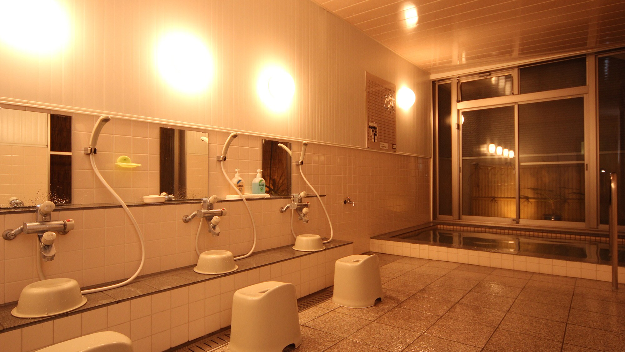 There's even a Go board in the large public bath!