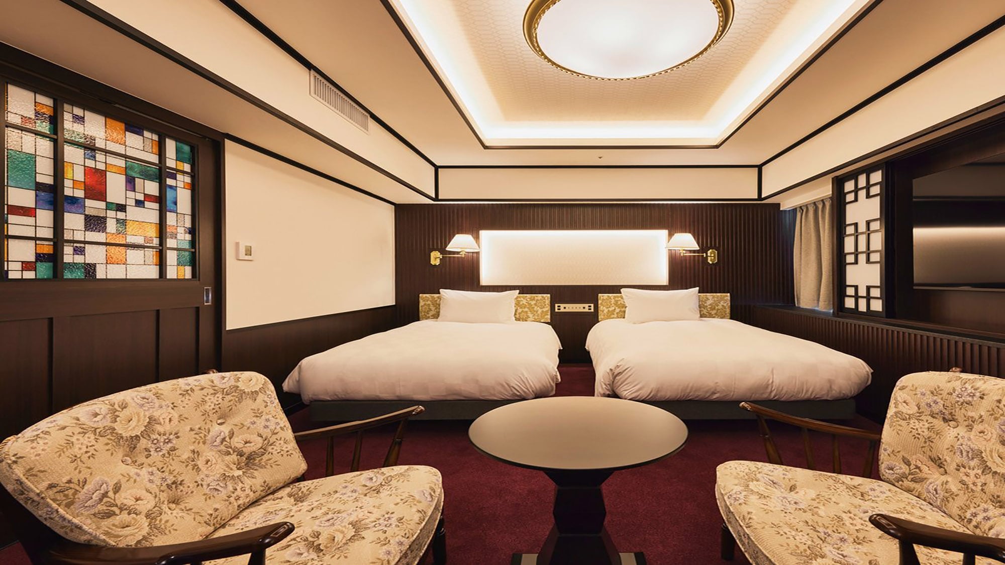 Kapitan Twin Room◇32㎡◇Bed width 120cm x 2