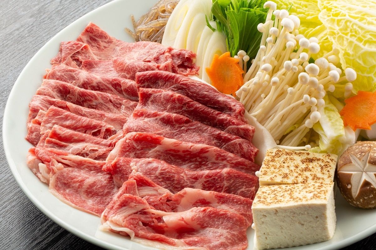 Tajima beef sukiyaki