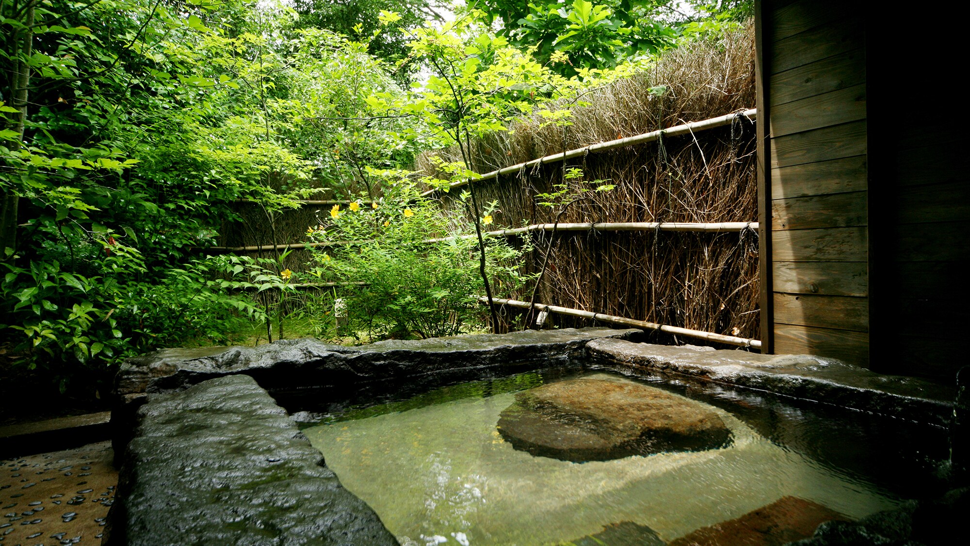 ◆Pemandian udara terbuka pribadi◇Natsuhaze◆Nikmati "air panas yang mempercantik kulit" yang unik di Miyanojo Onsen sepuasnya
