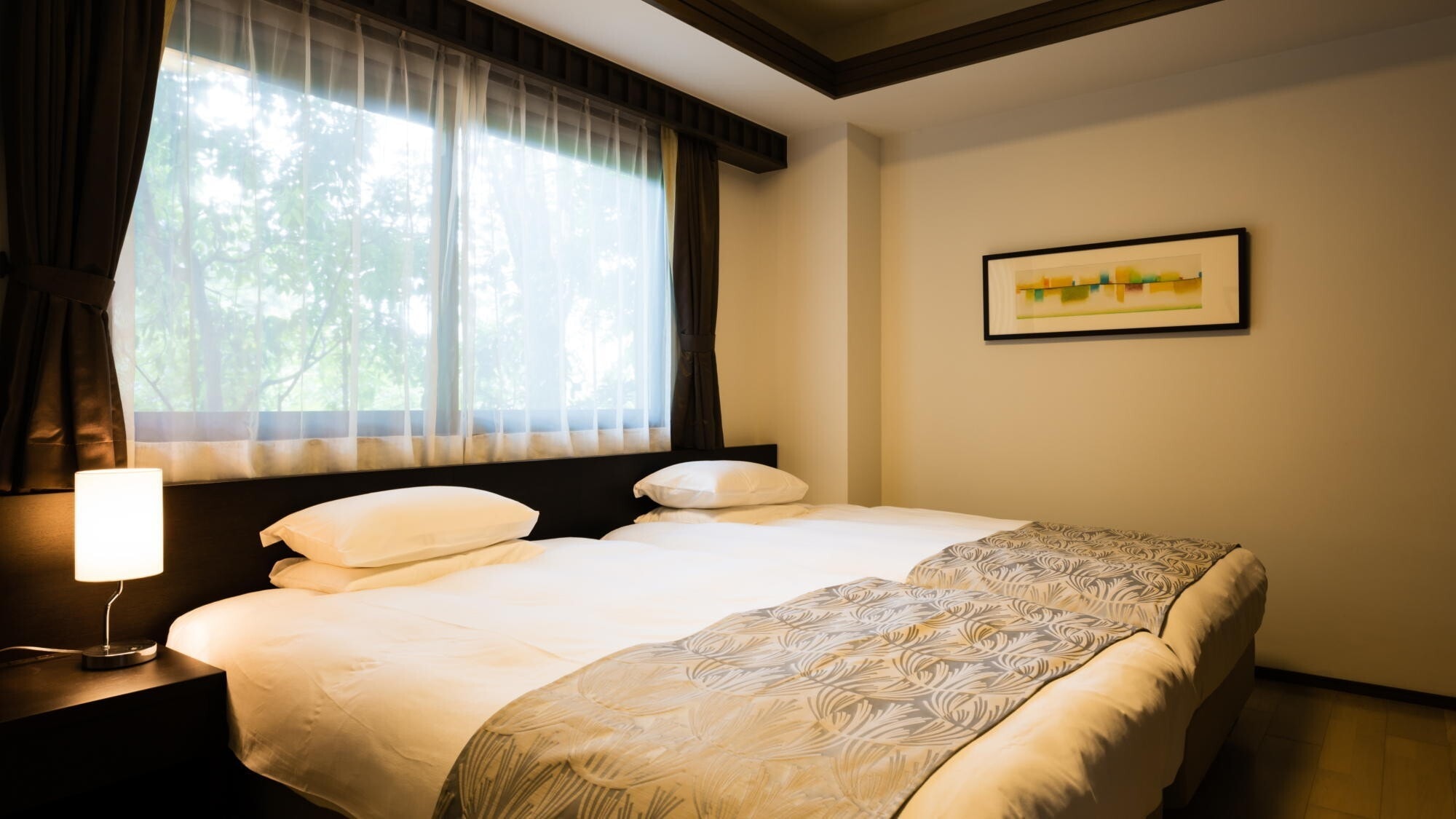 [Fairway Side Superior Suite 81 square meters] Bedroom