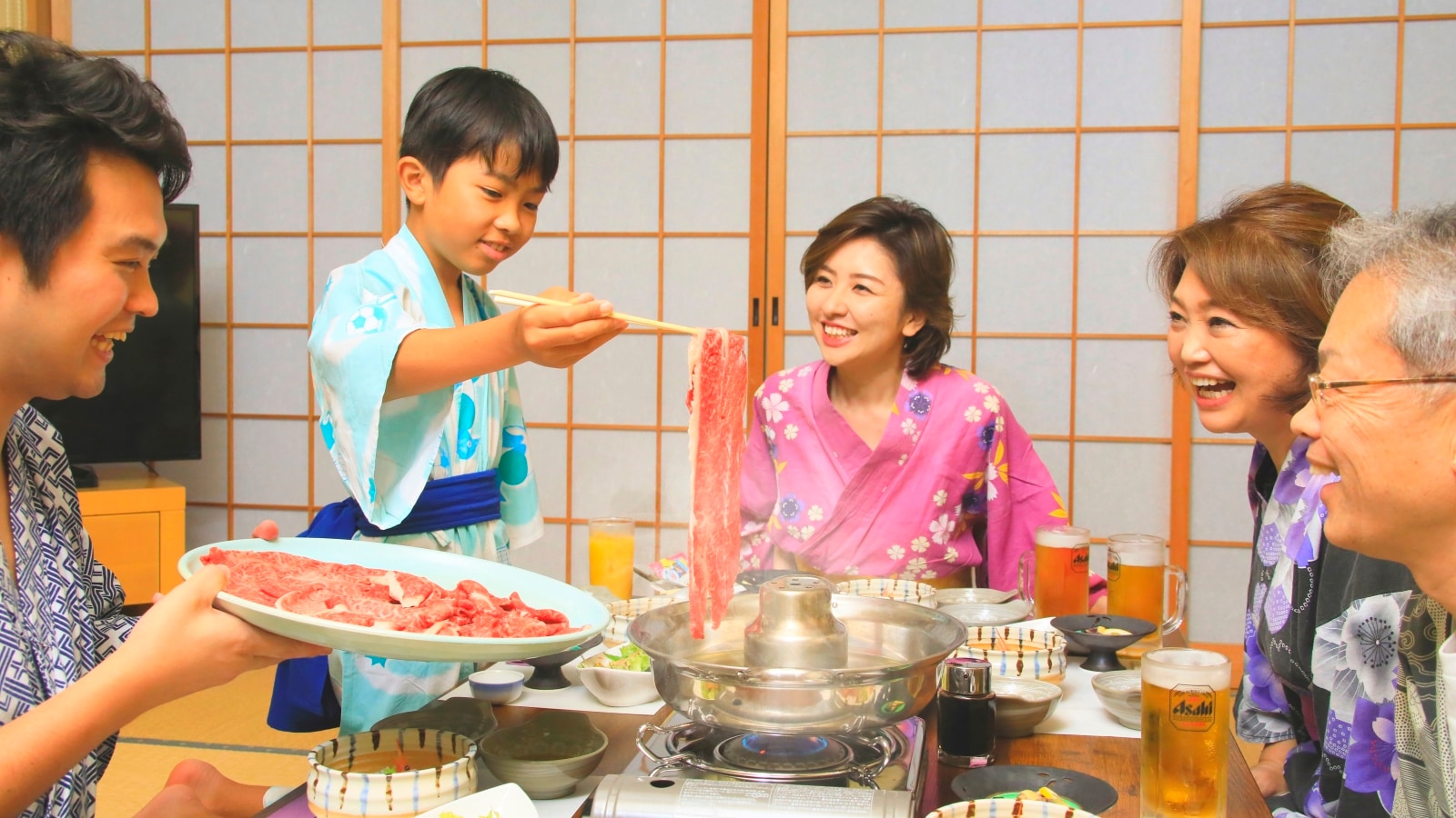 最大10名までご宿泊頂けるお部屋はご家族やグループ旅行におすすめ！