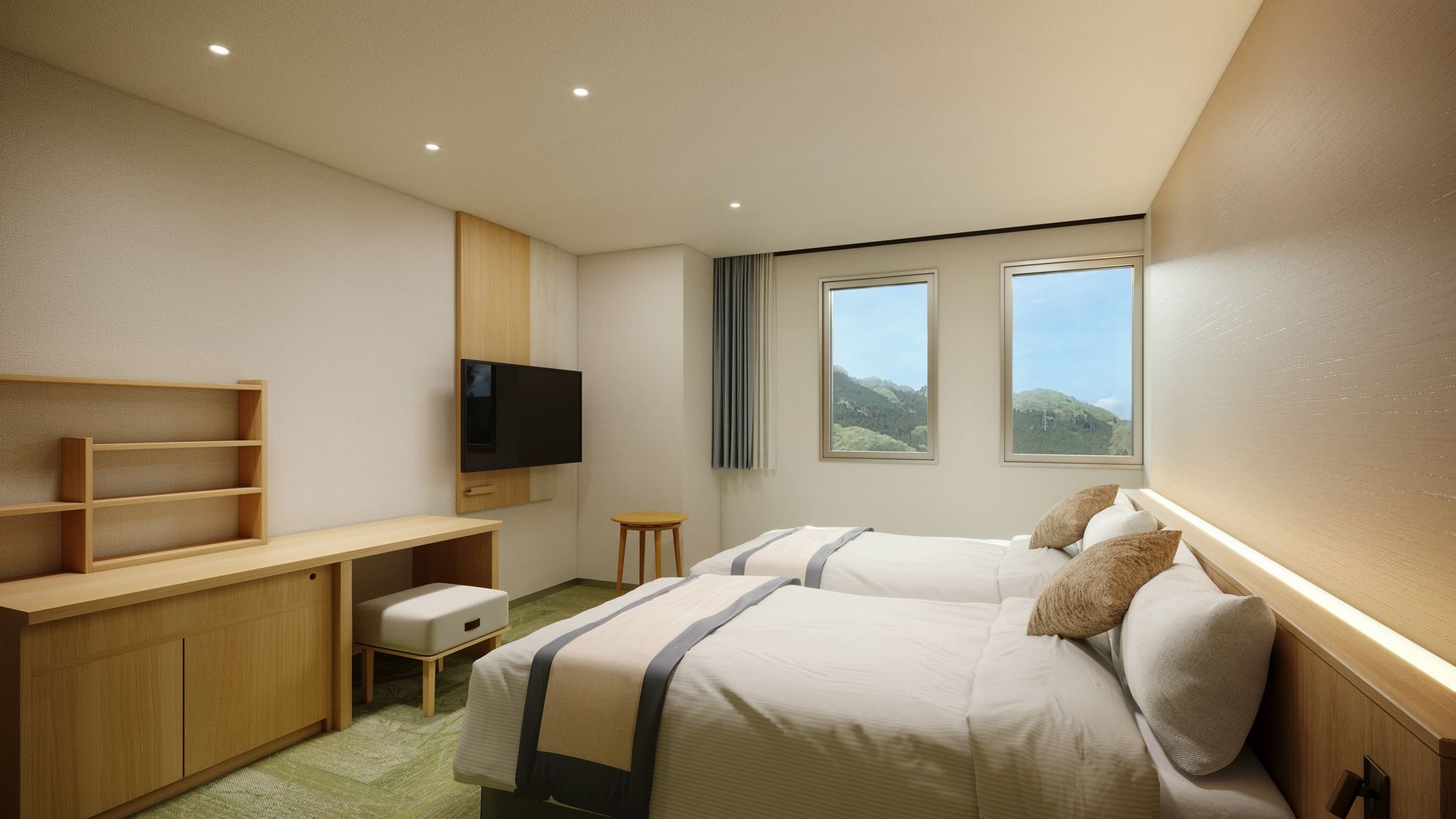 Superior Twin Room (with bath) / 28 square meters