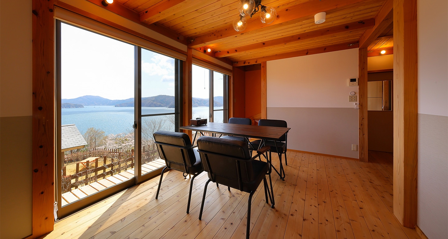 [2 ชั้น] ห้องนั่งเล่น/ห้องรับประทานอาหาร/8 เสื่อทาทามิ