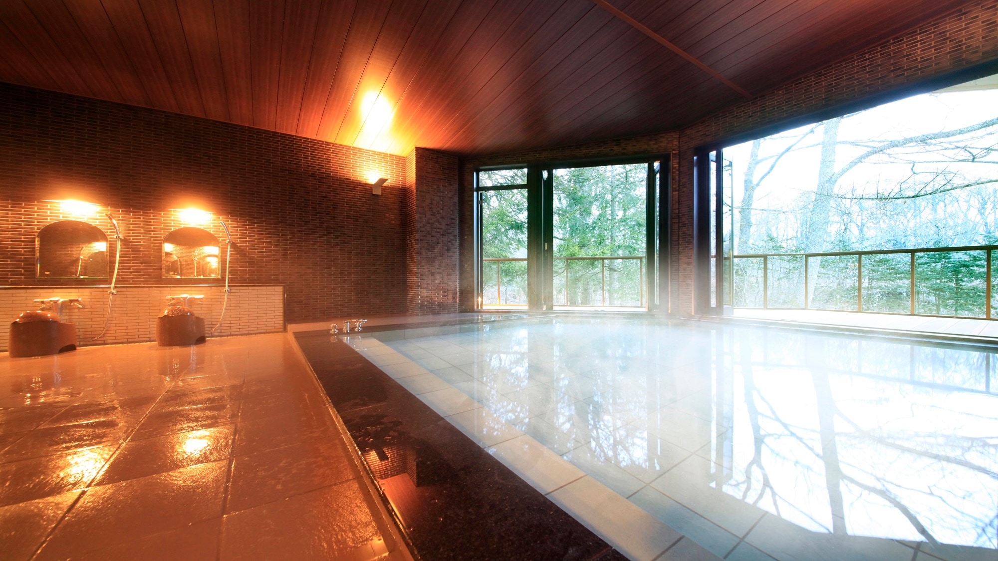 ■ We bring in the hot springs of "Hataya Onsen" in Gunma.
