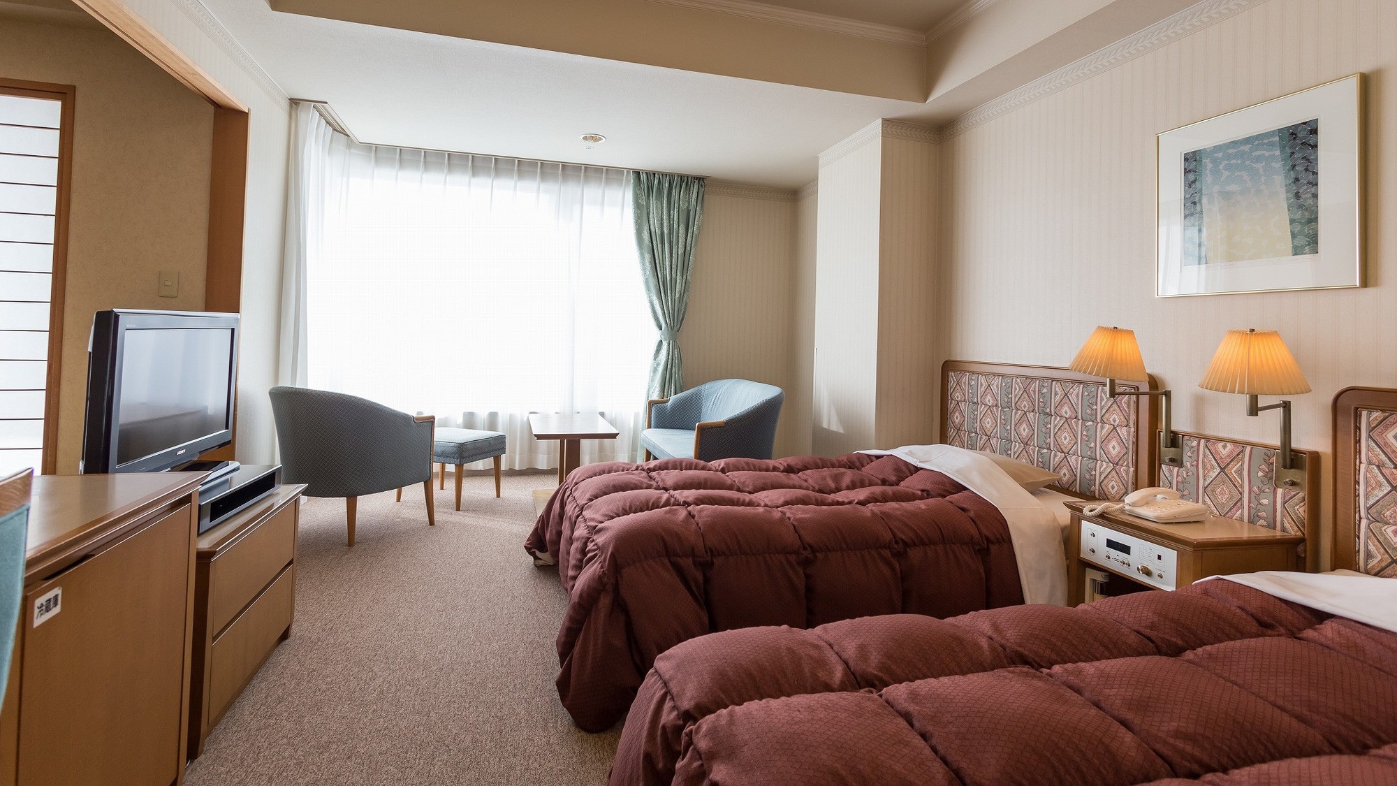 [Example of Japanese-Western style room type in Wing Building] Room 2409 Japanese-style room, 46 square meters