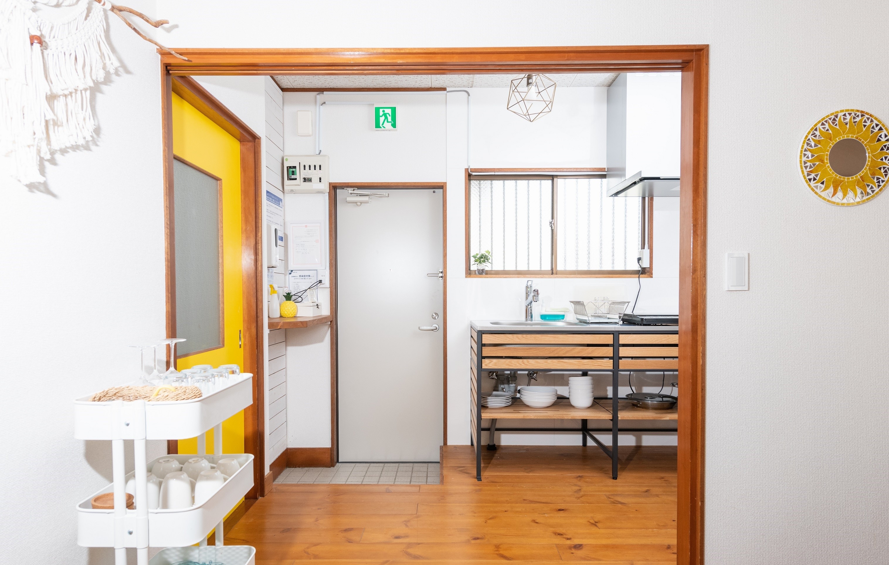 Kitchen and entrance