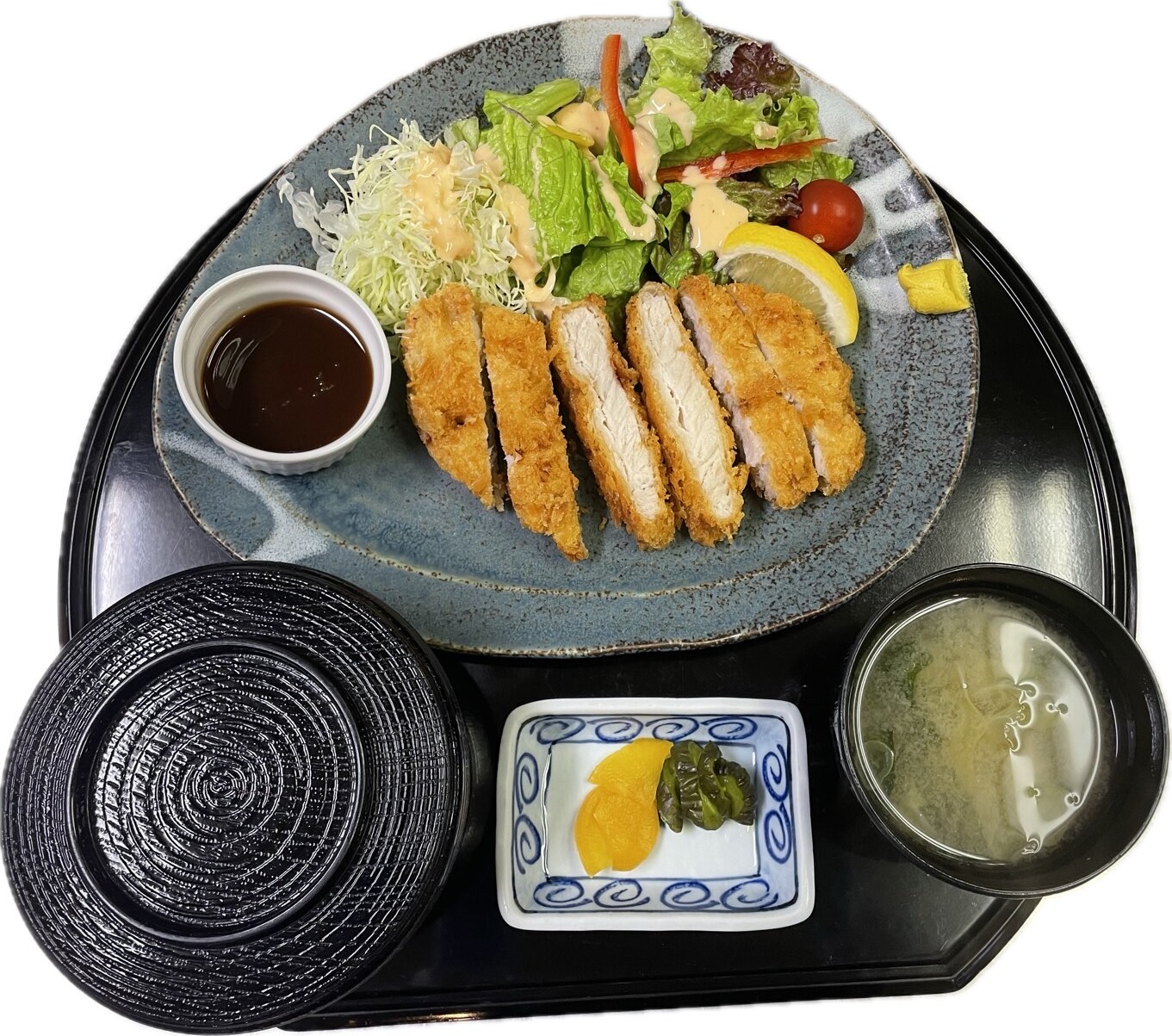 【석식 레스토랑 하나테이】돈까스 정식