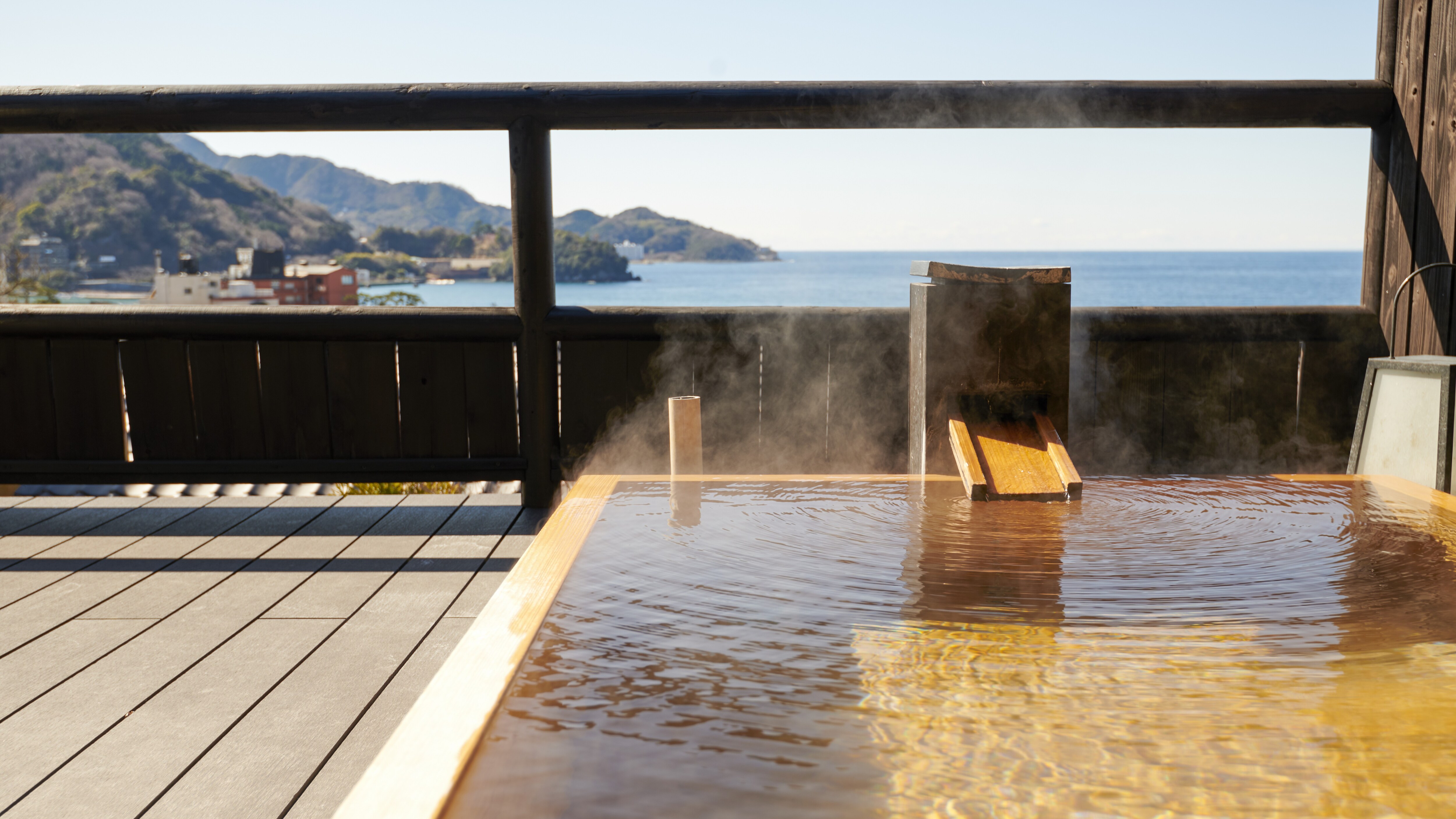 Example of an open-air bath