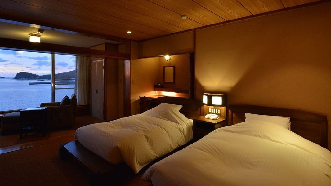 Premium Japanese and Western room source ocean open-air
