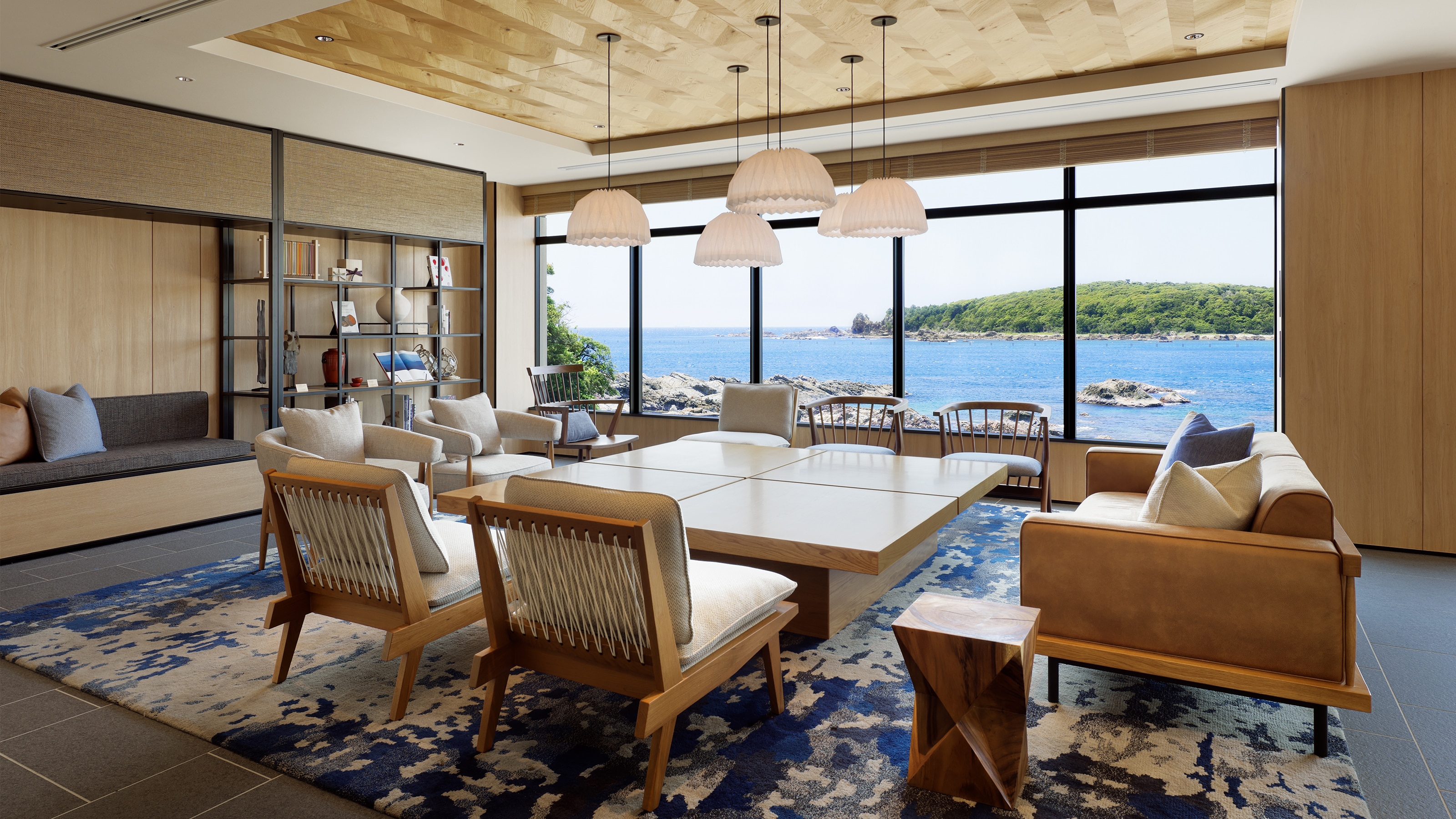 Lounge: A relaxing lobby lounge.