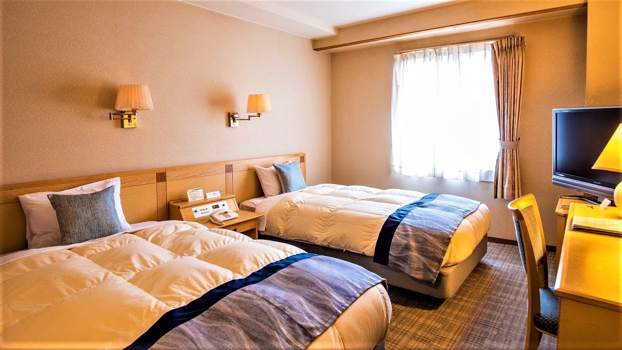 [Stay without meals] An example of a twin bedroom