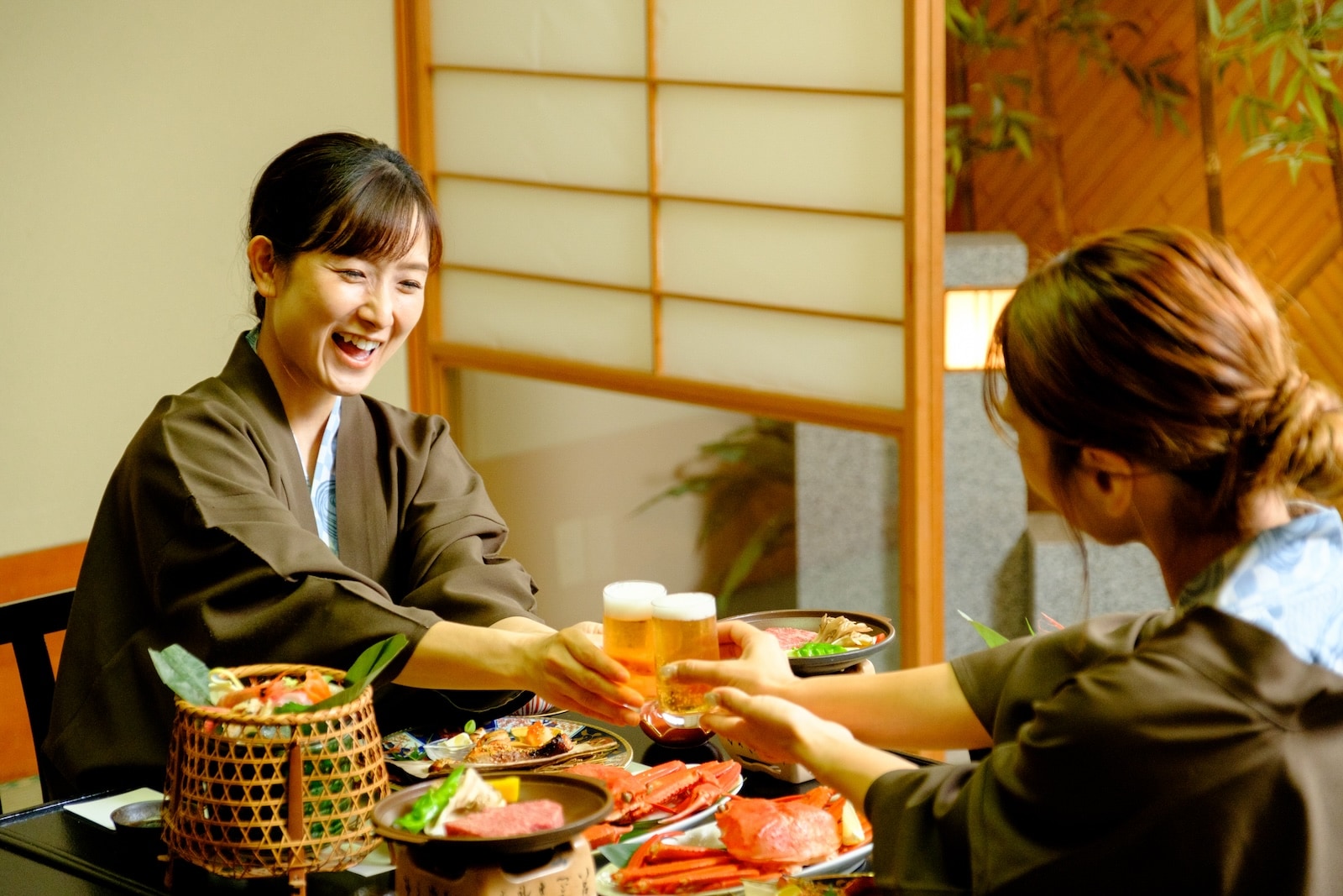 ★The exciting dinner begins!!