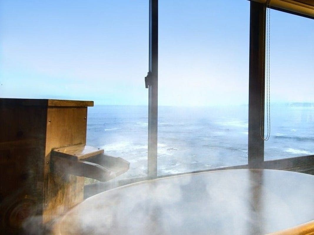 [Guest room with open-air bath] Evening Umi Floor (4th floor) "Evening Umi"