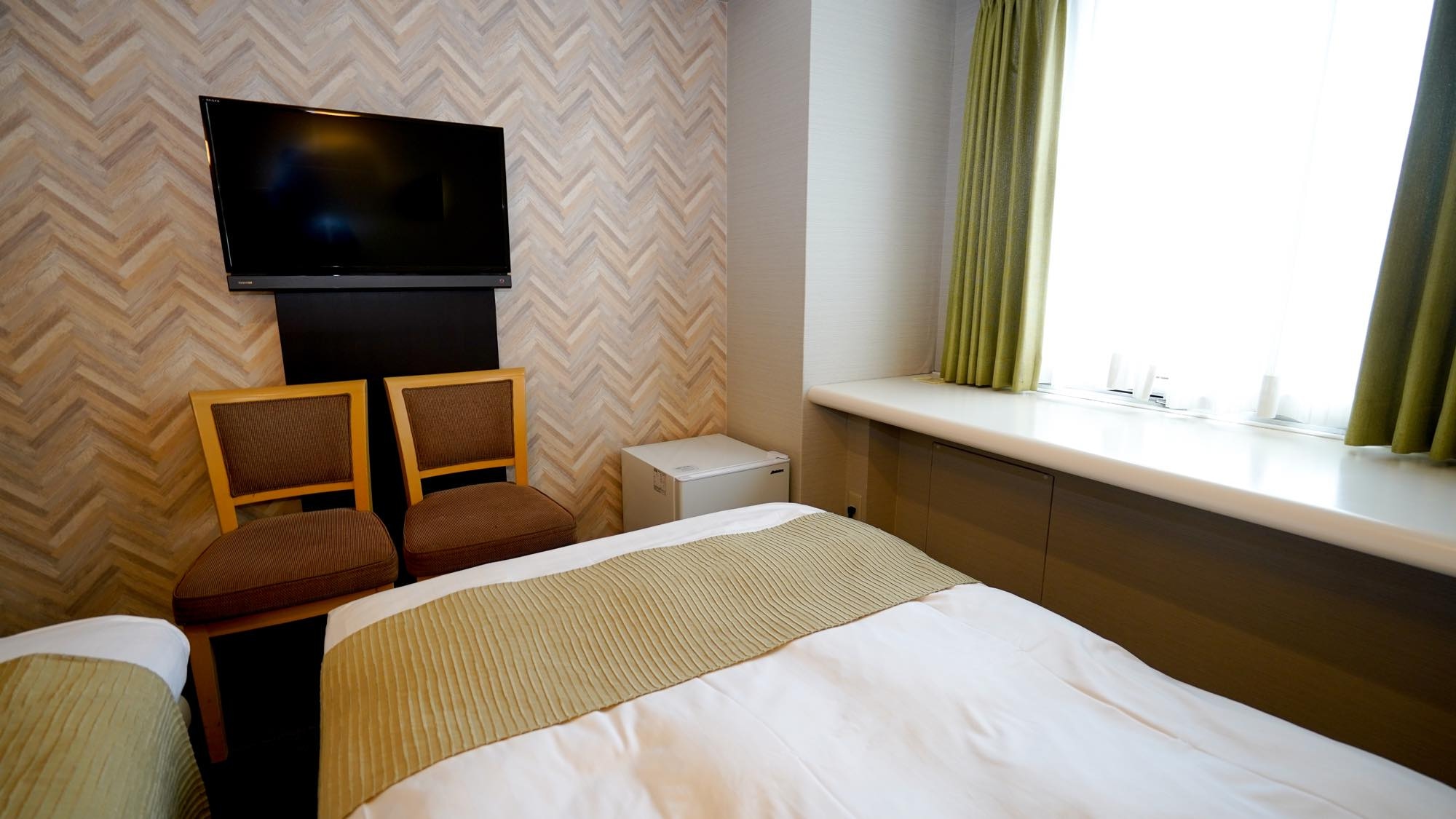 [Twin 16m2]◇Bed width 125cm & bed width 100cm◇