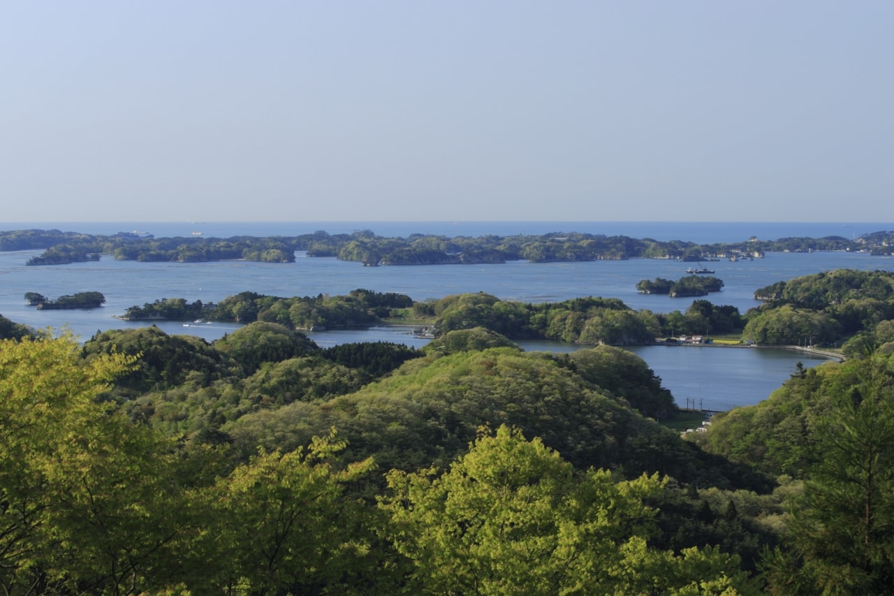 [Toyama, one of the four great views of Matsushima] Toyama, known as the "beautiful view," lives up to its name by offering beautiful and picturesque views.