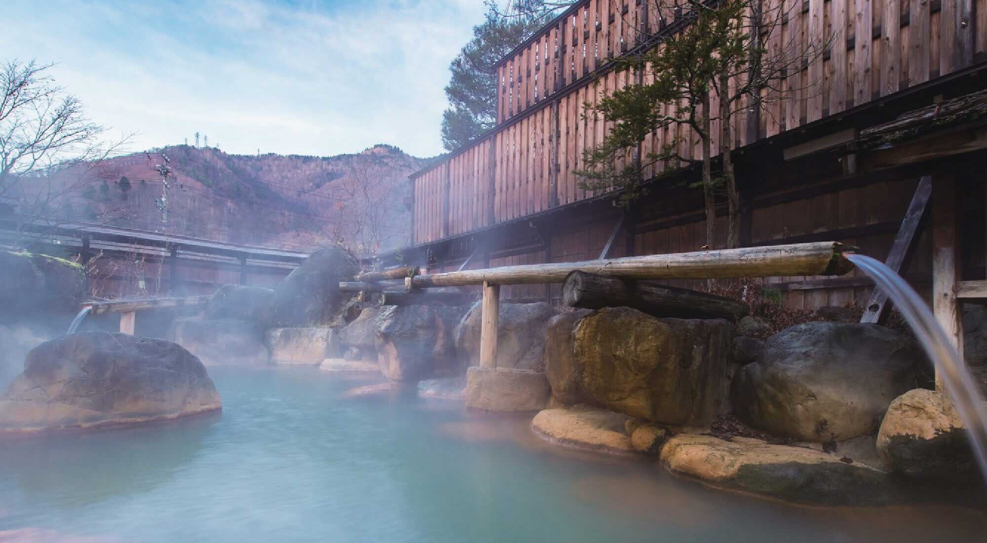 [Large communal bath] Somatakumi's hot spring, large open-air bath