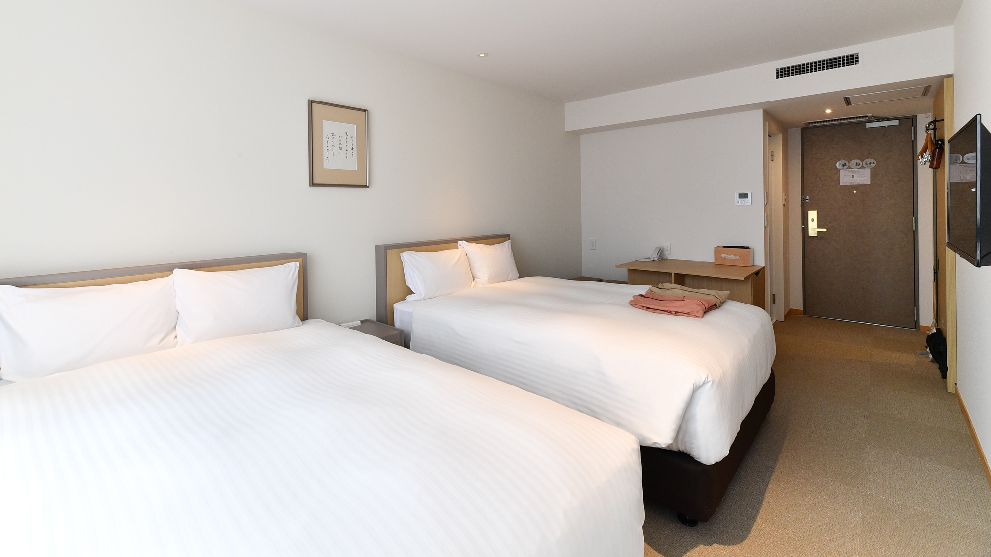 [All rooms non-smoking] Standard twin room (1-4 people)