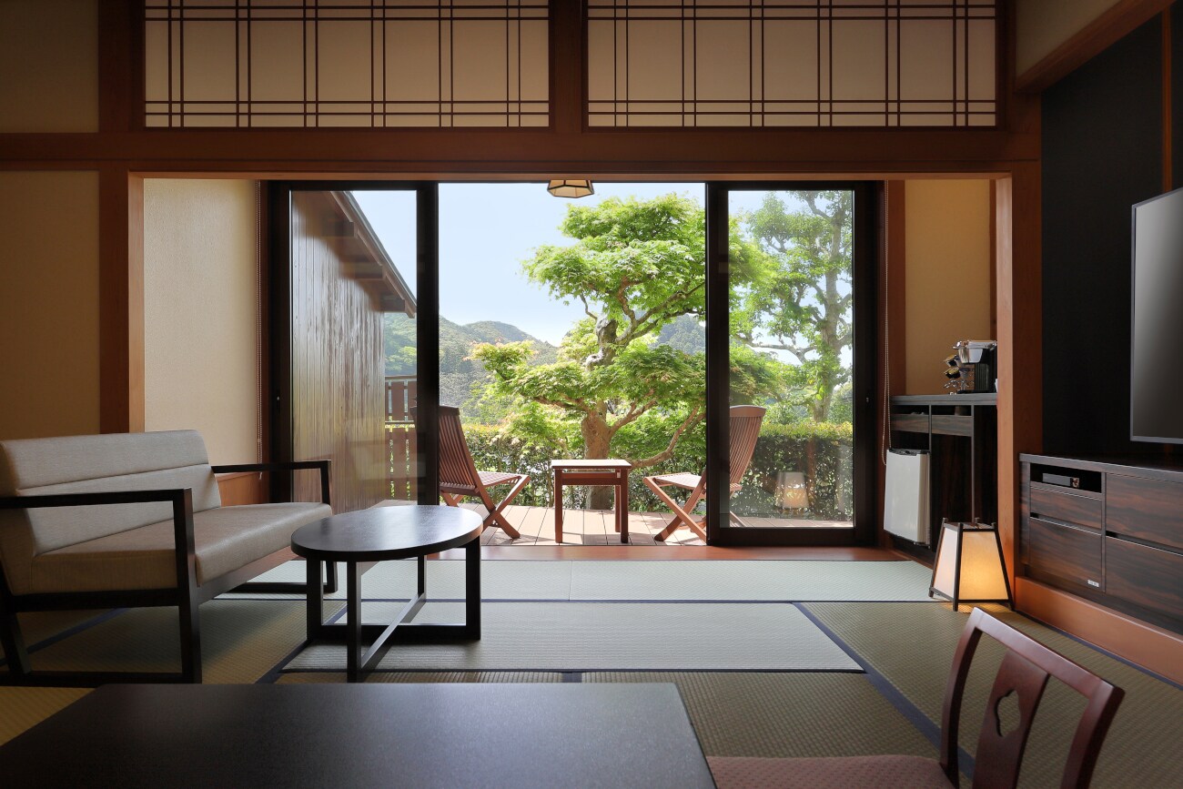 客房景觀 <附有信樂燒露天浴池的客房/Sourai Room>