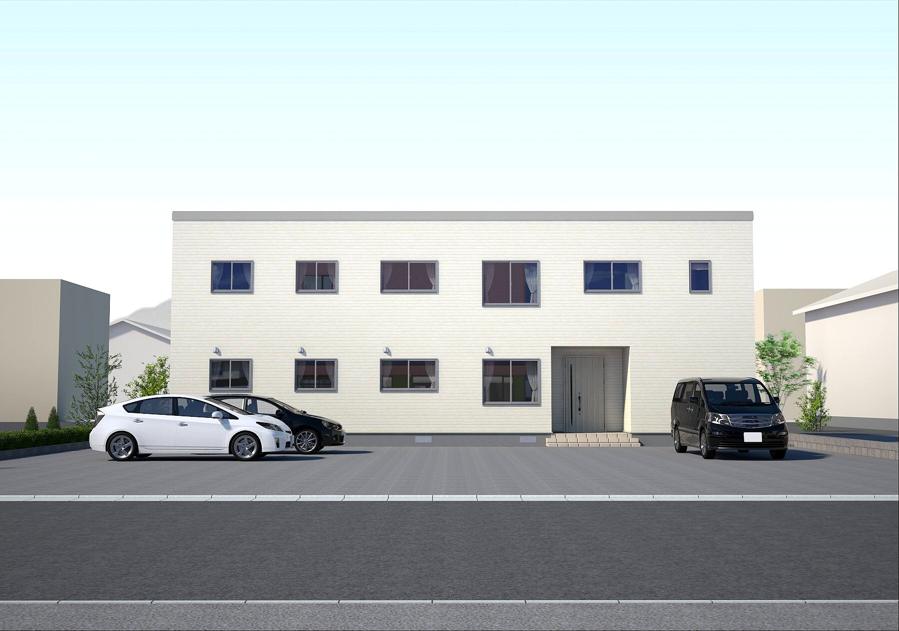 Exterior of the new building