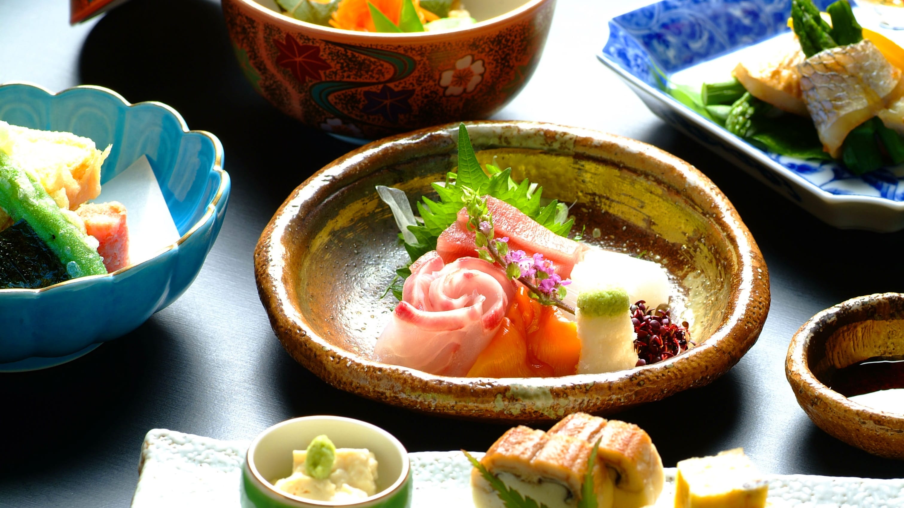 Seasonal Japanese food set