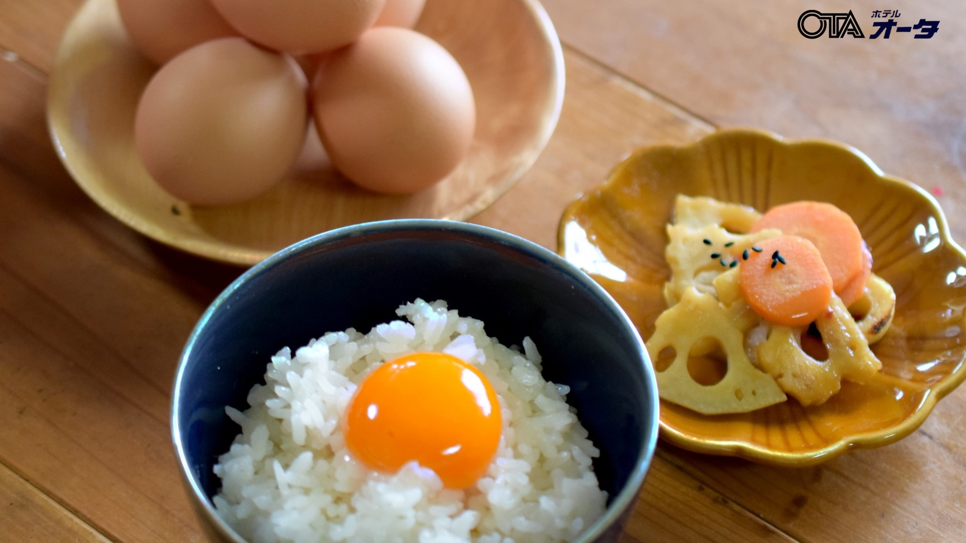 Delicious white rice breakfast -