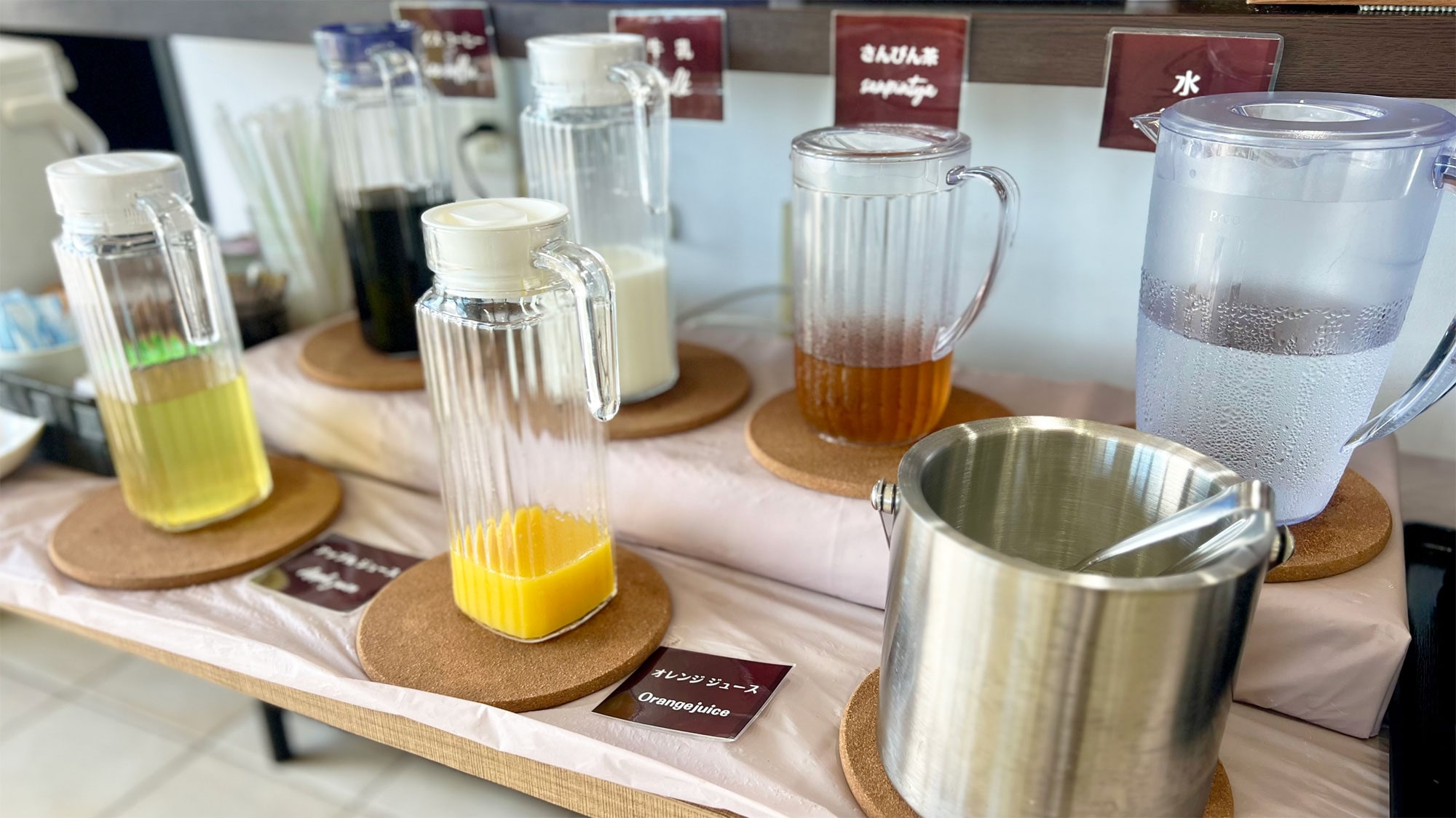 【自助式早餐】各种饮品