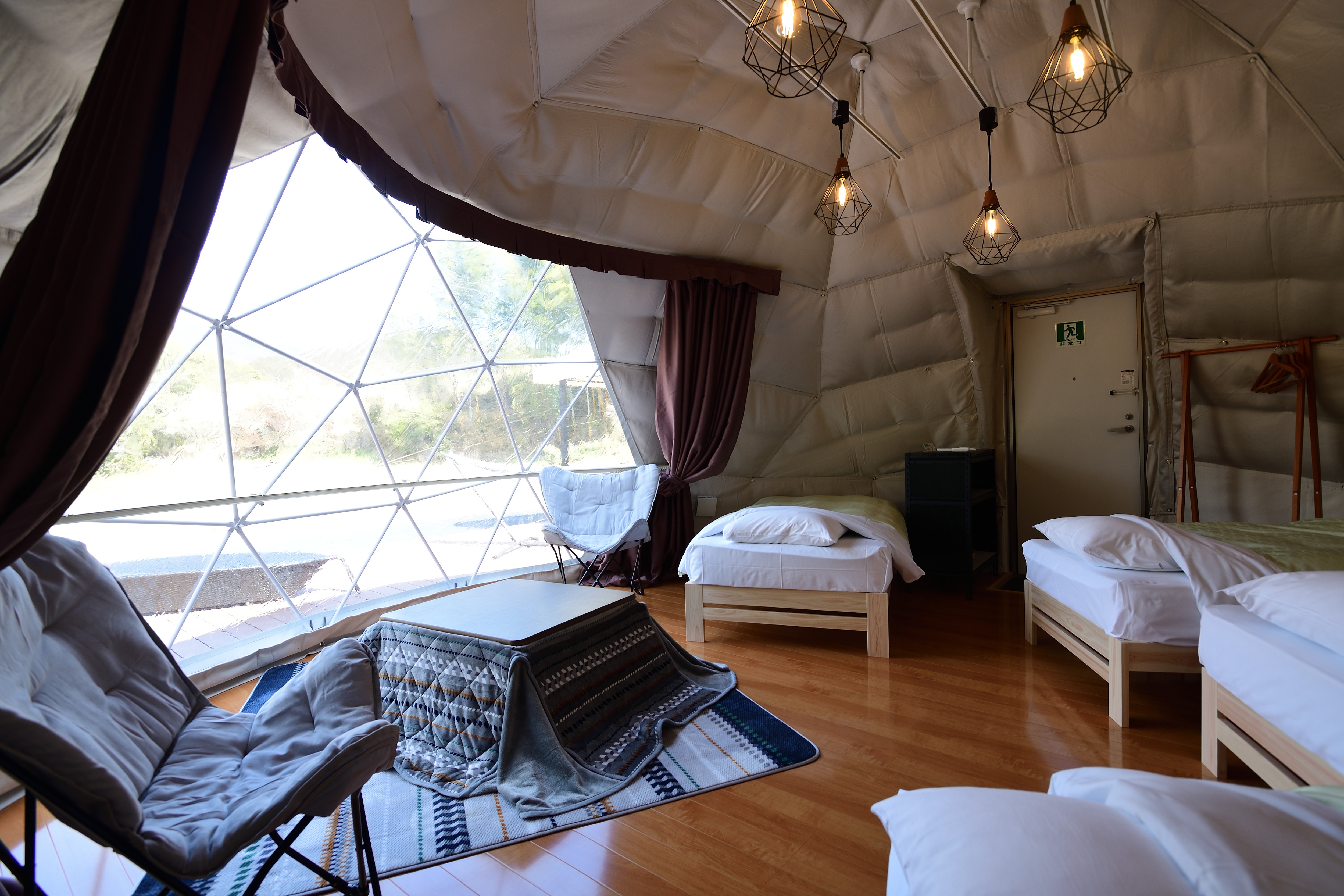 室内豪华露营（冬季）