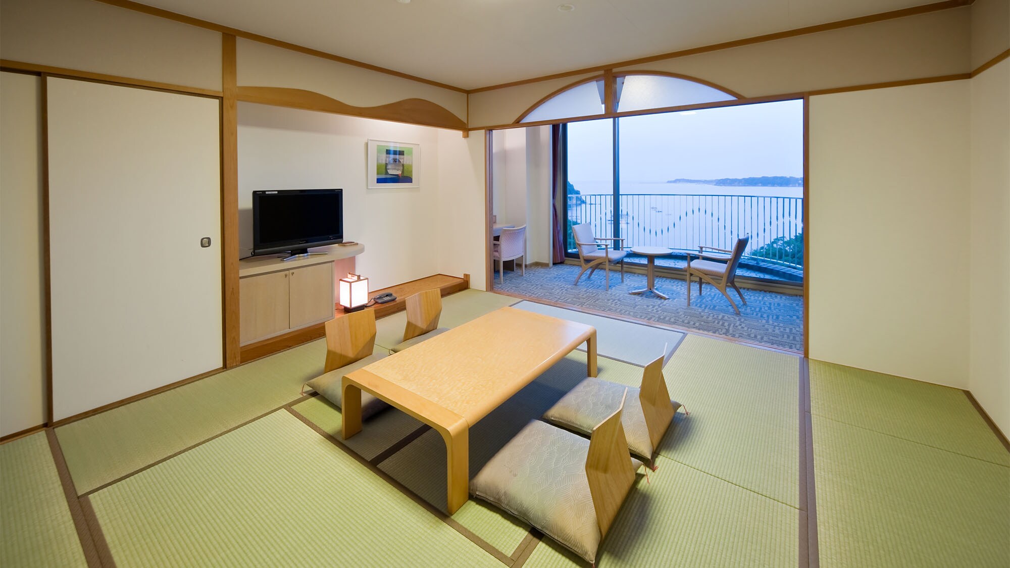 ◆【Bên bờ biển】Phòng kiểu Nhật 12 chiếu tatami 50m2 Sức chứa 6 người ◇Không hút thuốc◇ (1)