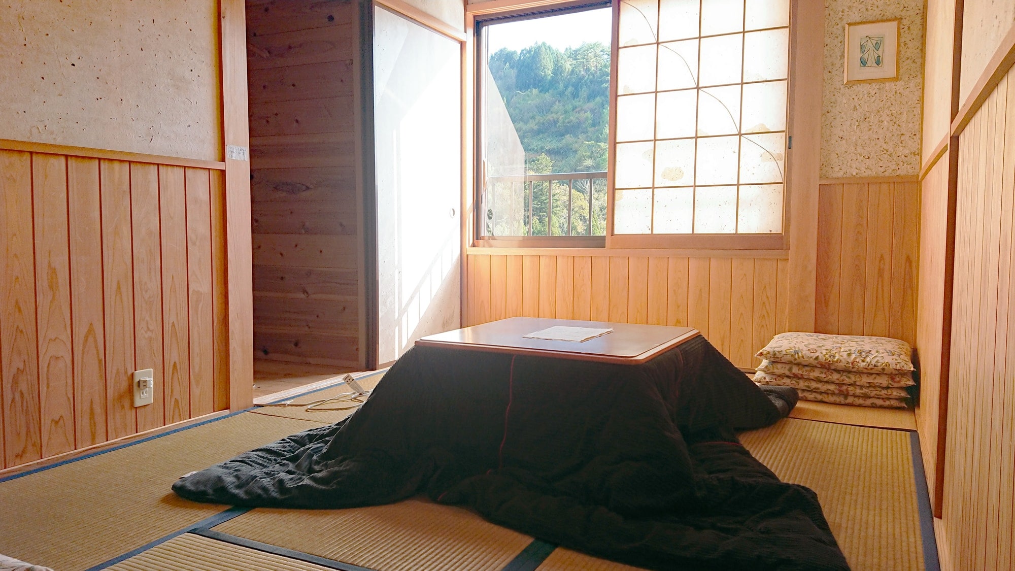 [Guest room] There will be two separate rooms, a 6-tatami Japanese room and an 8-tatami Japanese room.