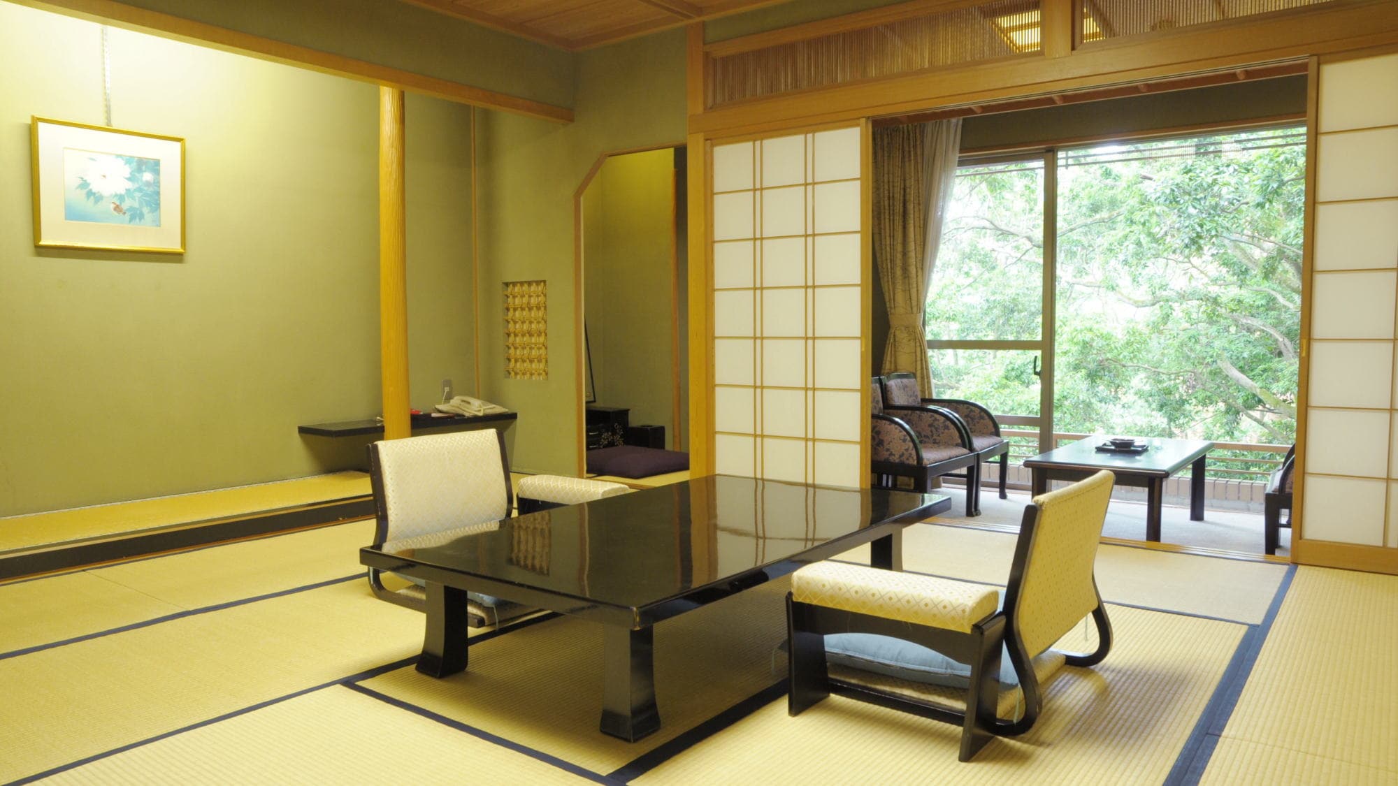 <Kawasuien> ห้องพิเศษชั้น 5 ห้องสไตล์ญี่ปุ่นที่มี 12 เสื่อทาทามิขึ้นไป