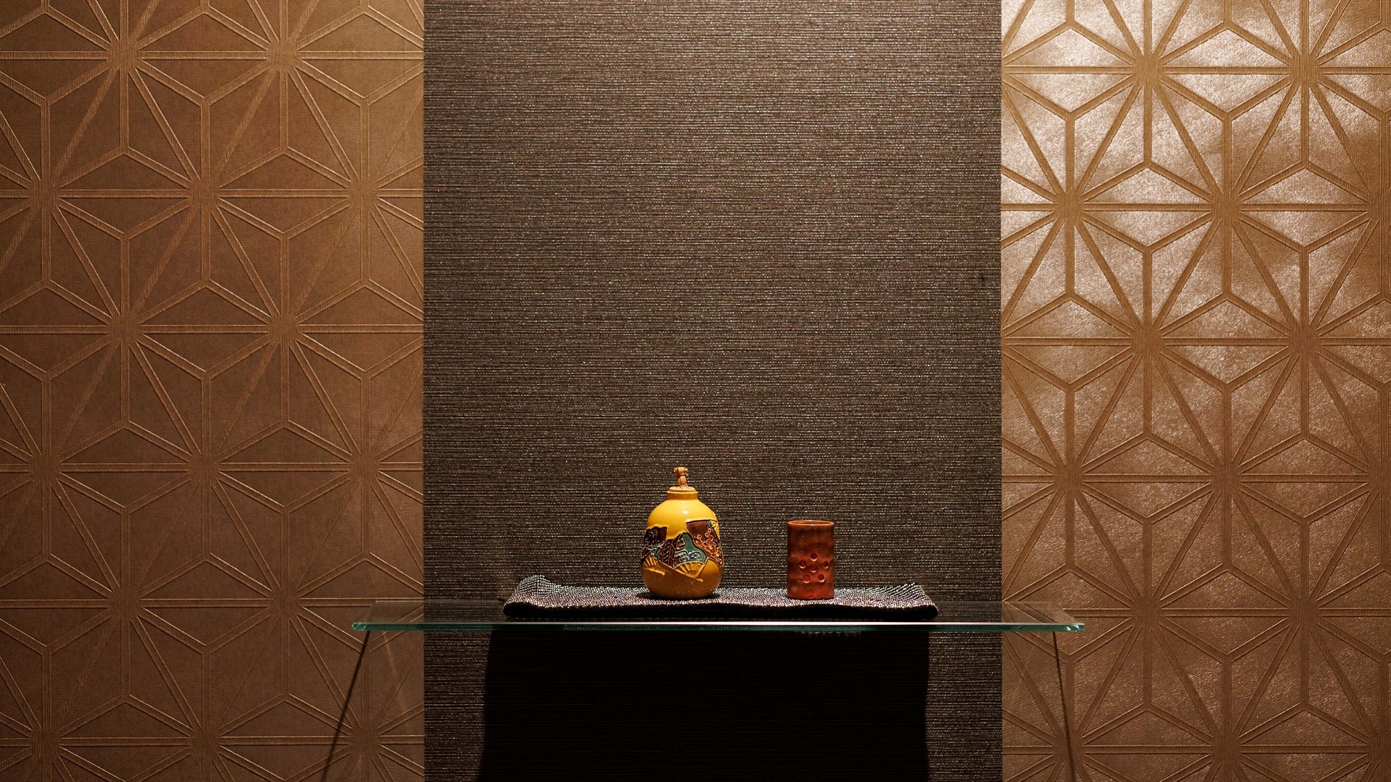 ■ [Special room with semi-open-air bath, Asuka] Japanese modern twin