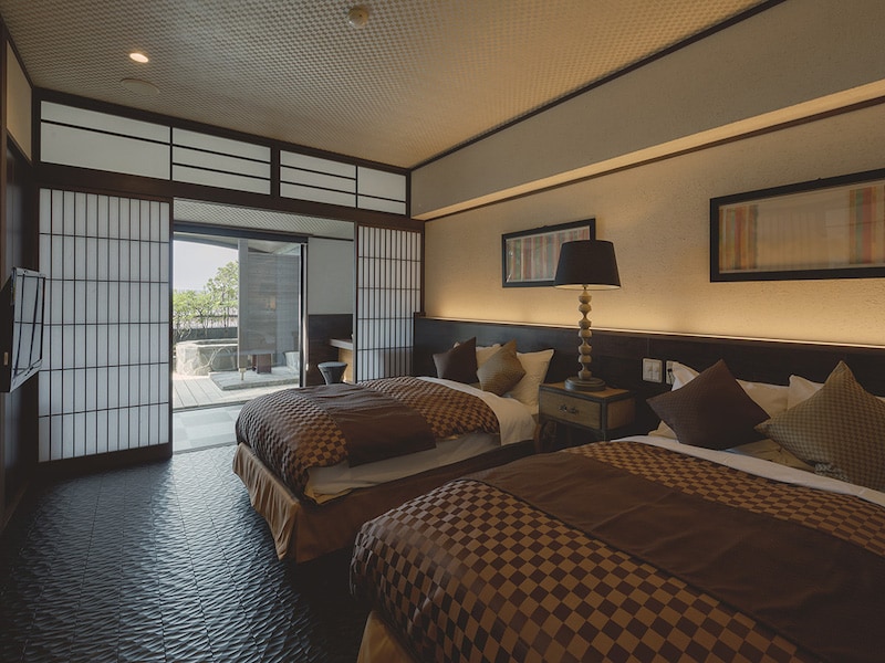 【2019年10月新設】帶露天浴池的海濱特別日西式客房