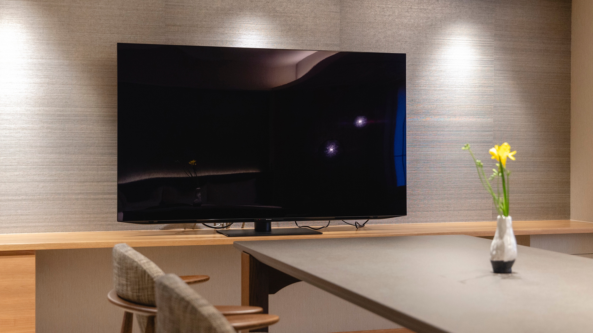 ■Barrier-free room■Equipped with comfortable facilities such as a TV and kitchen