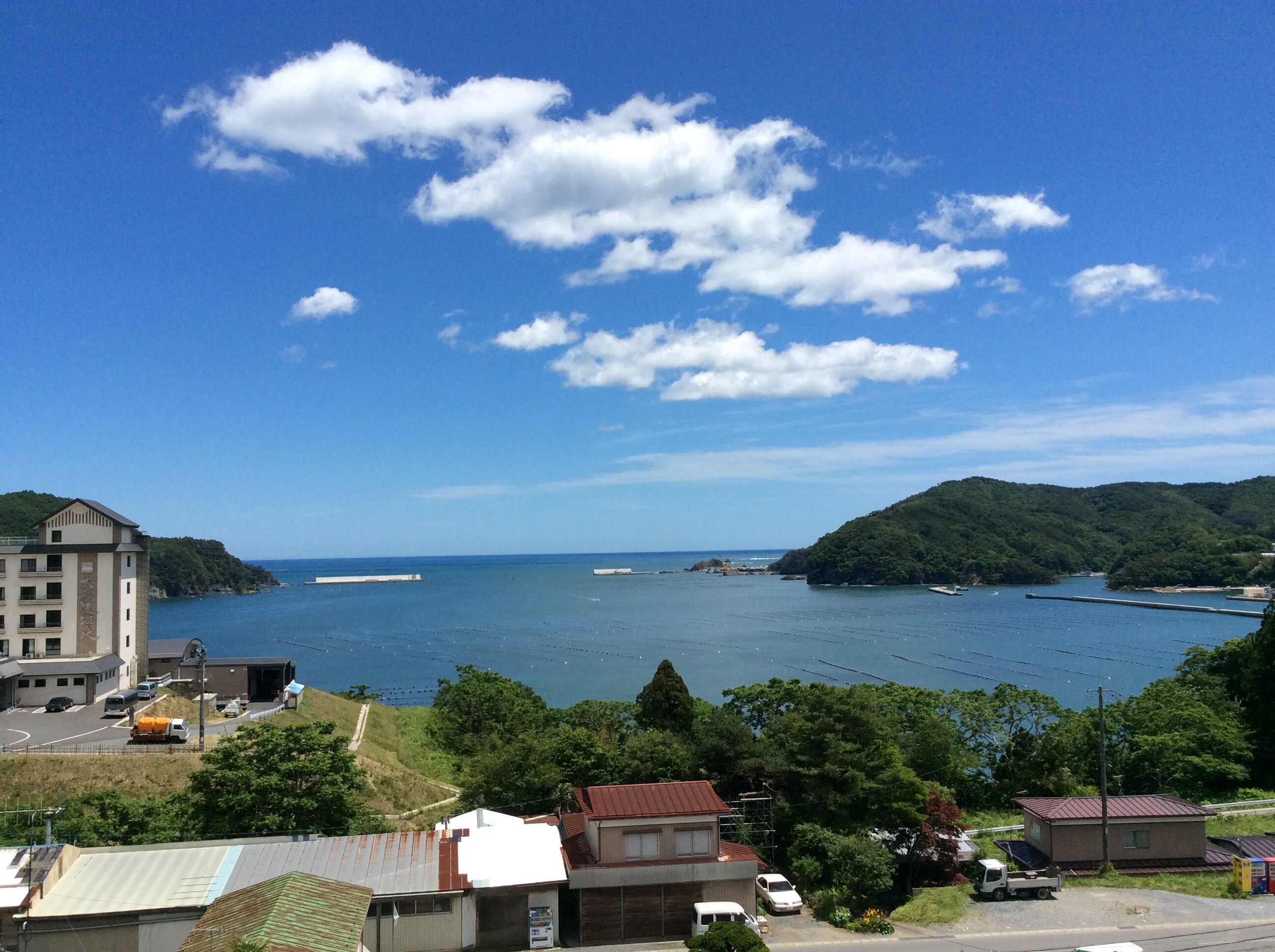 The view from the hotel