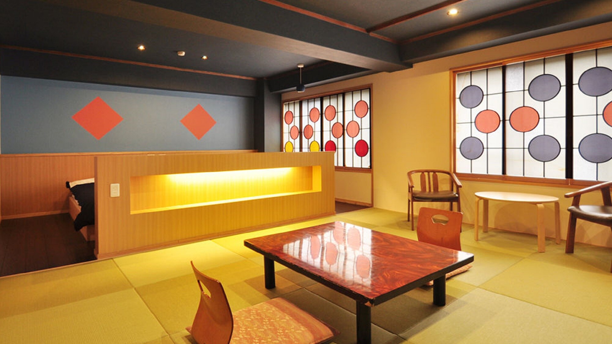 ☆ [Non-smoking / 3rd floor] Spacious Japanese-Western room ~Sugi~ with hinoki indoor bath [Free wifi]