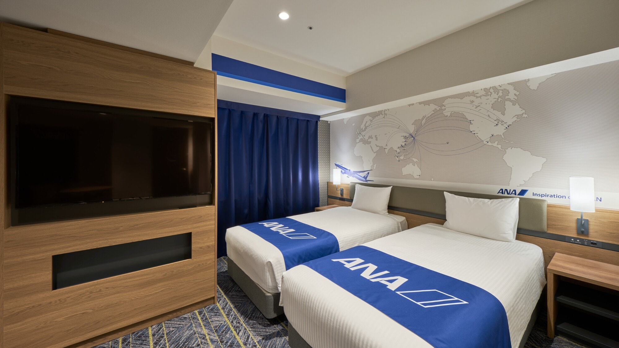 【콜라보룸】ANA ROOM×보잉 B777