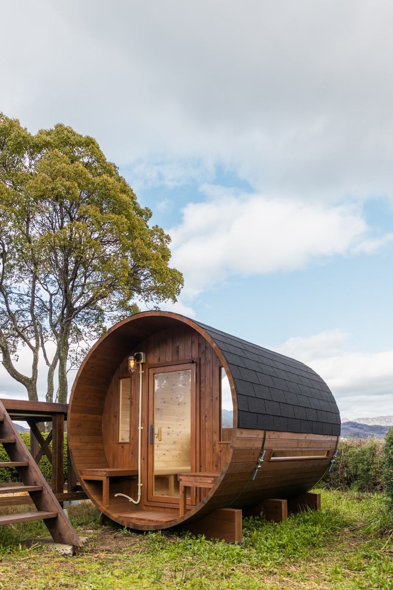 Eksterior sauna barel