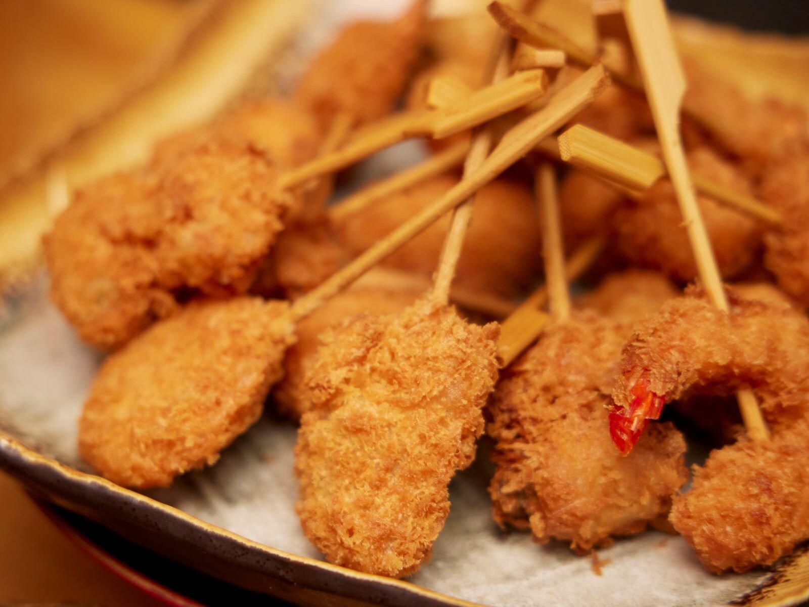 오사카 명물 꼬치 커틀릿